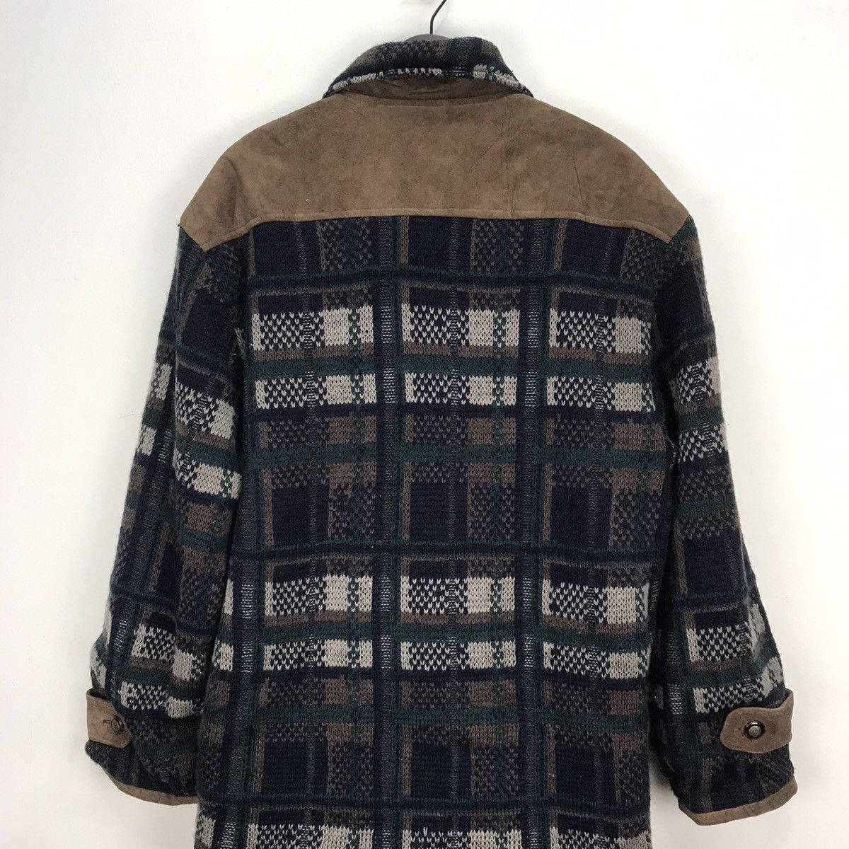 Aran Isles Knitwear Bicolman Creative staff 1984 Knitwear leather jacket Size US L / EU 52-54 / 3 - 11 Thumbnail