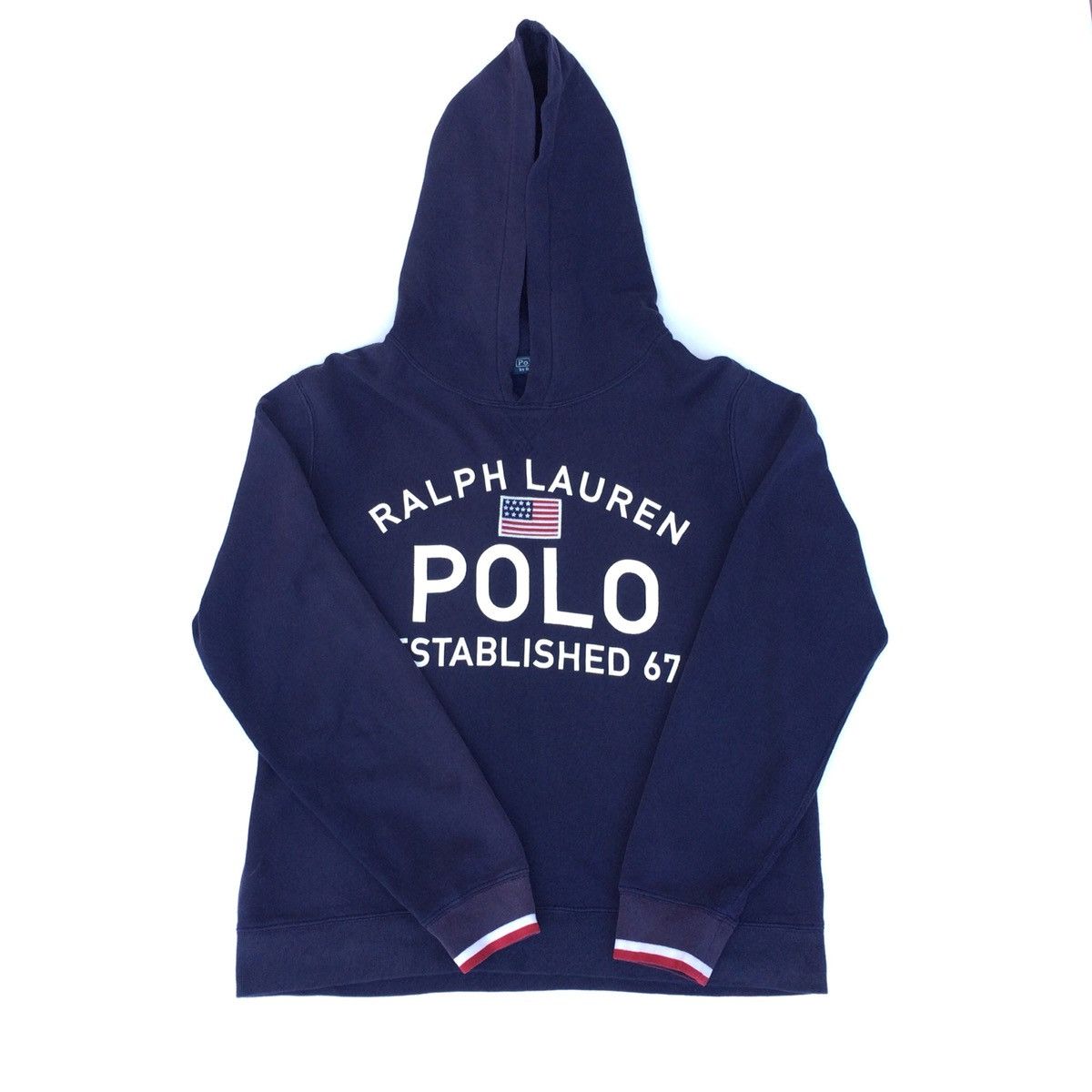 Polo Ralph Lauren × Vintage Vintage Polo stadium Ralph Lauren embroidered US flag Size US M / EU 48-50 / 2 - 8 Thumbnail