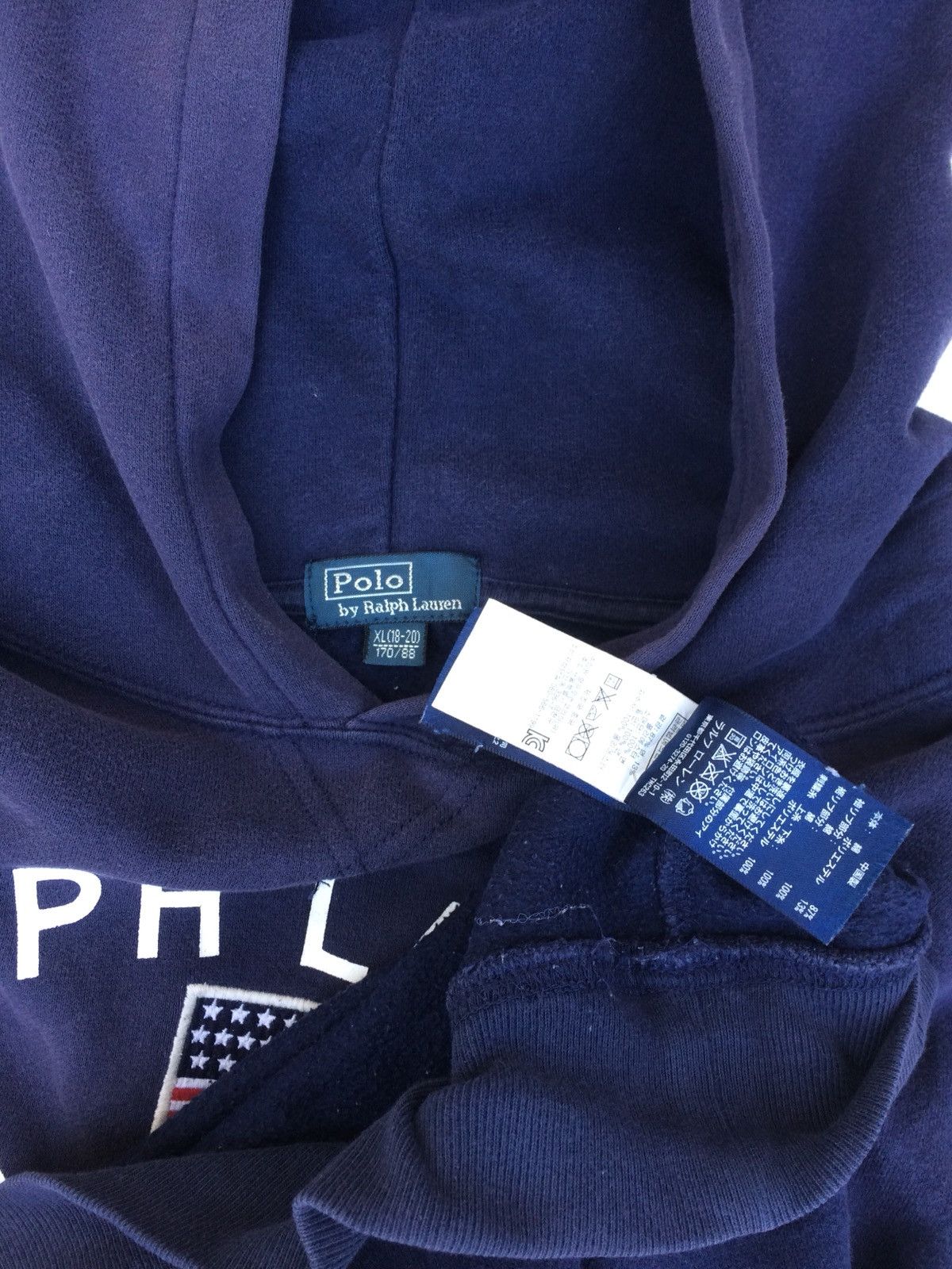 Polo Ralph Lauren × Vintage Vintage Polo stadium Ralph Lauren embroidered US flag Size US M / EU 48-50 / 2 - 7 Thumbnail