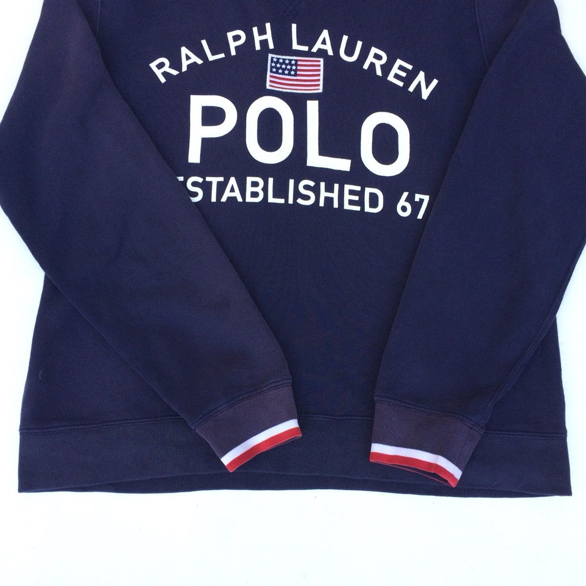 Polo Ralph Lauren × Vintage Vintage Polo stadium Ralph Lauren embroidered US flag Size US M / EU 48-50 / 2 - 9 Thumbnail
