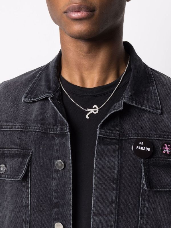 R letter pendant necklace