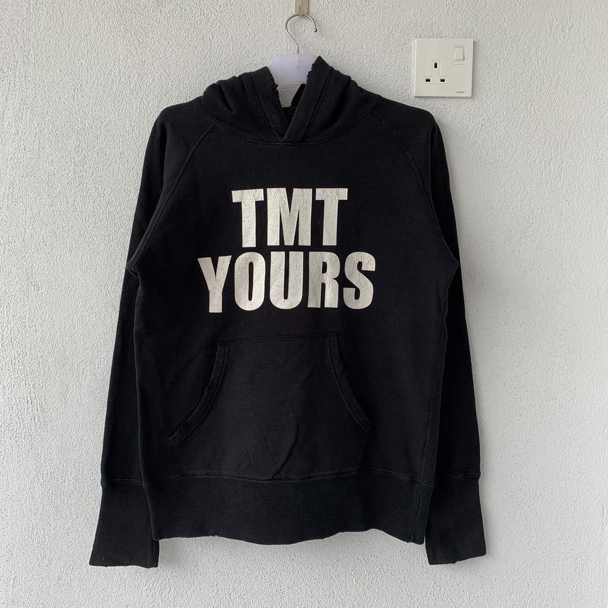 Japanese Brand × TMT TMT YOURS sweatshirt spell out big logo.. distressed hoodie Size US S / EU 44-46 / 1 - 1 Thumbnail