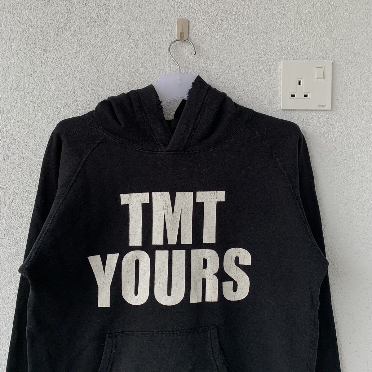 Japanese Brand × TMT TMT YOURS sweatshirt spell out big logo.. distressed hoodie Size US S / EU 44-46 / 1 - 2 Thumbnail