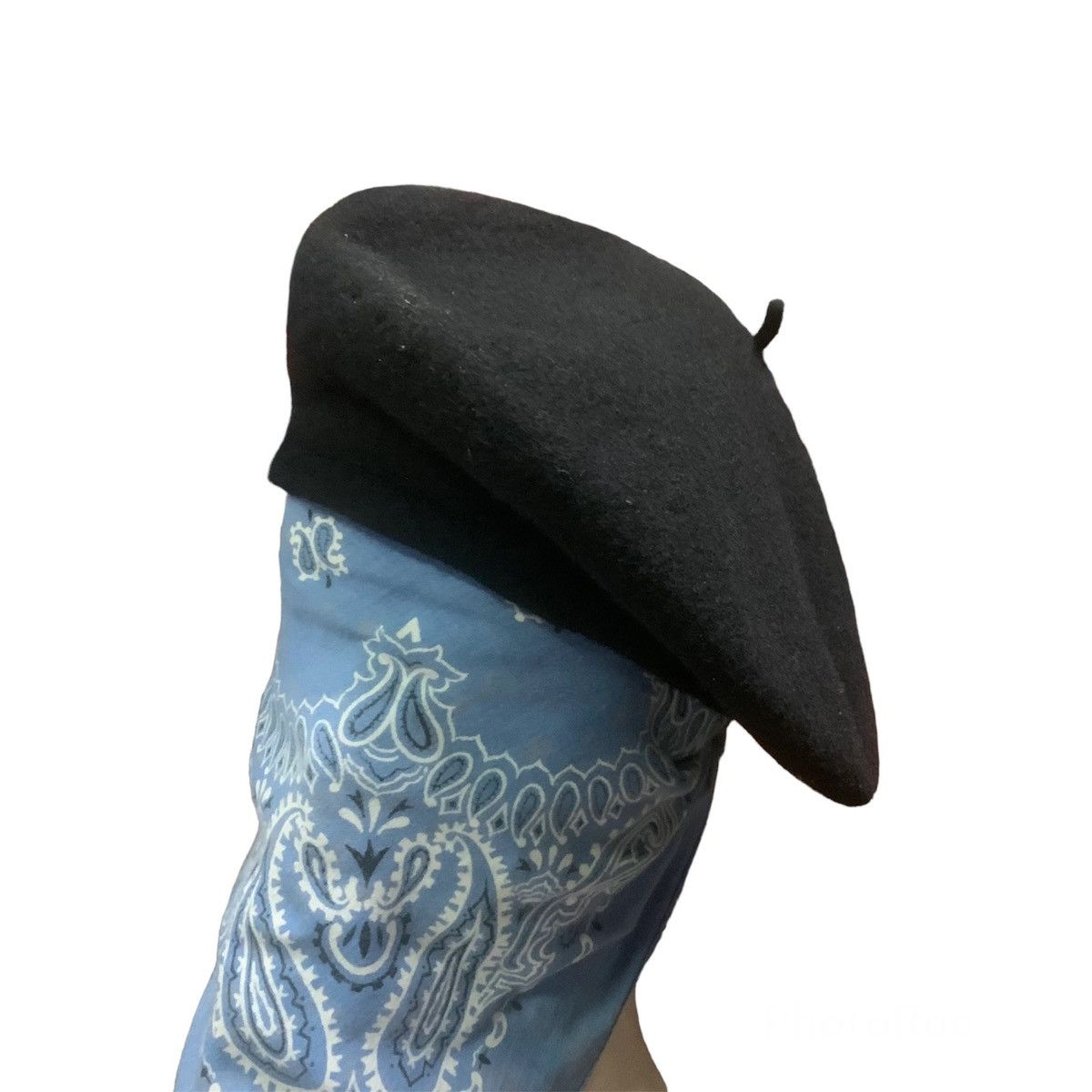 image of Beretta x Kangol Vintage Kangol Baretta Wool Hat in Black, Women's