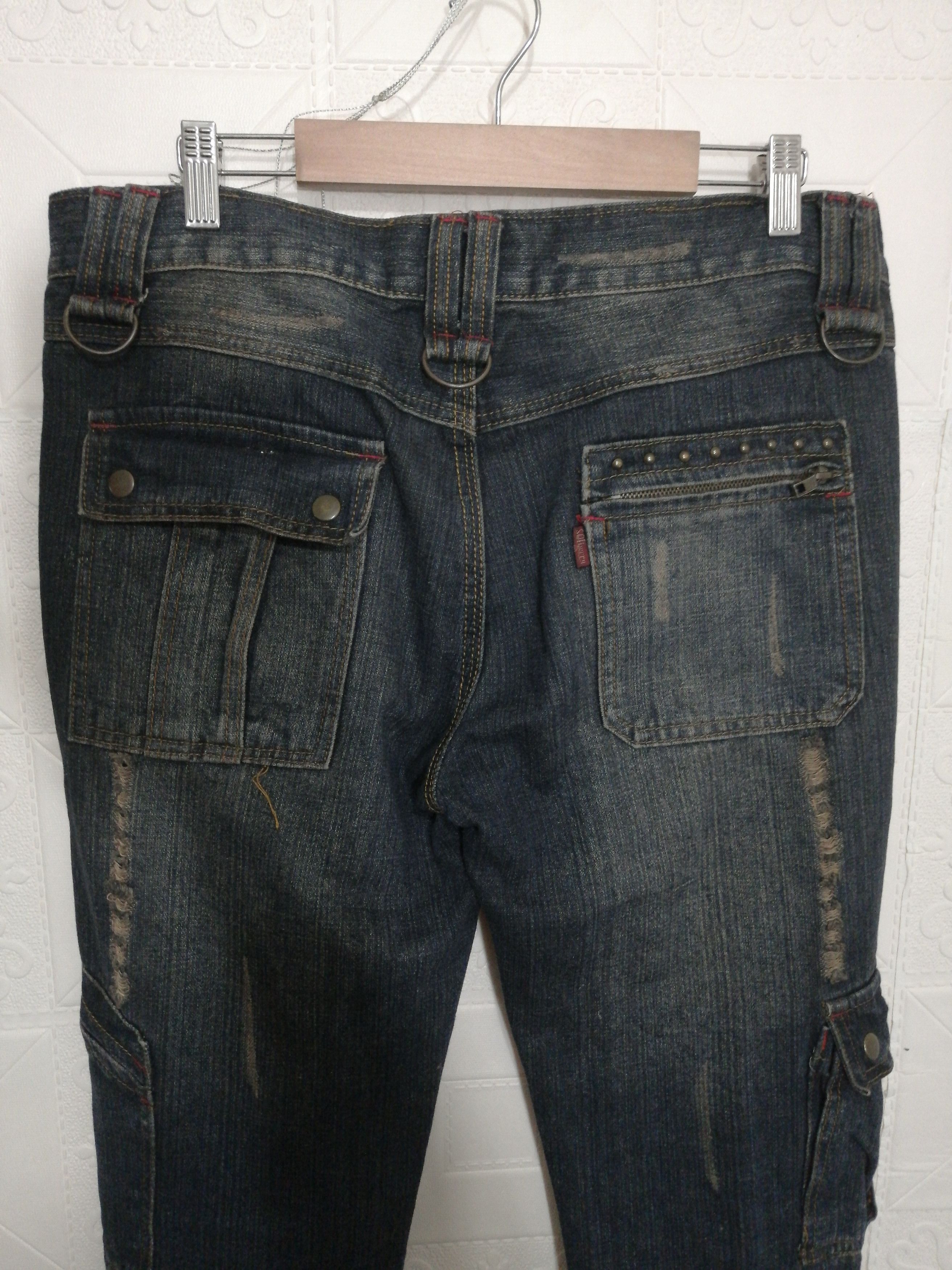 Other Solberry Orientalism Multipocket Distressed Jeans Size US 34 / EU 50 - 9 Thumbnail