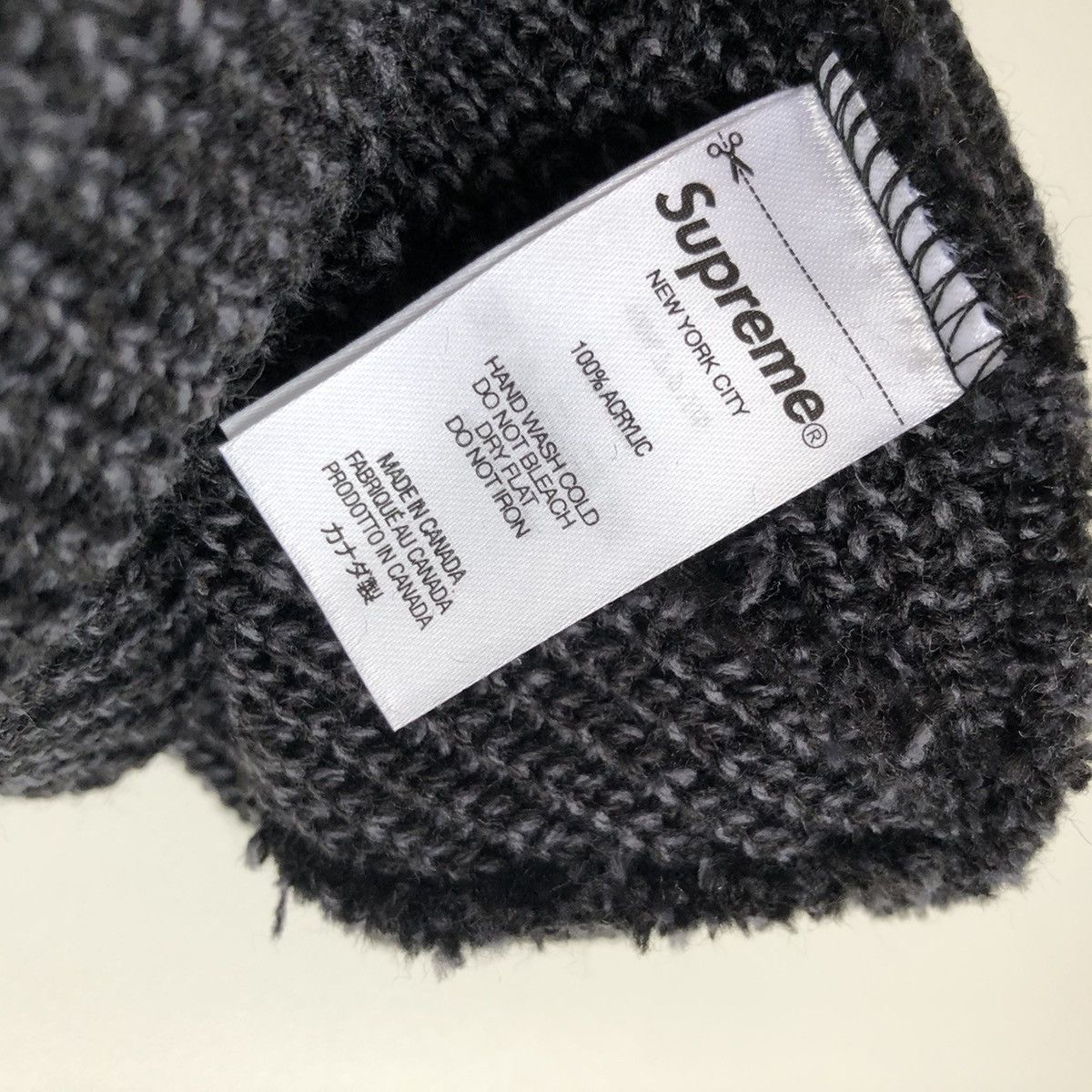 Supreme SUPREME Twisted Beanie CHARCOAL Size ONE SIZE - 3 Thumbnail