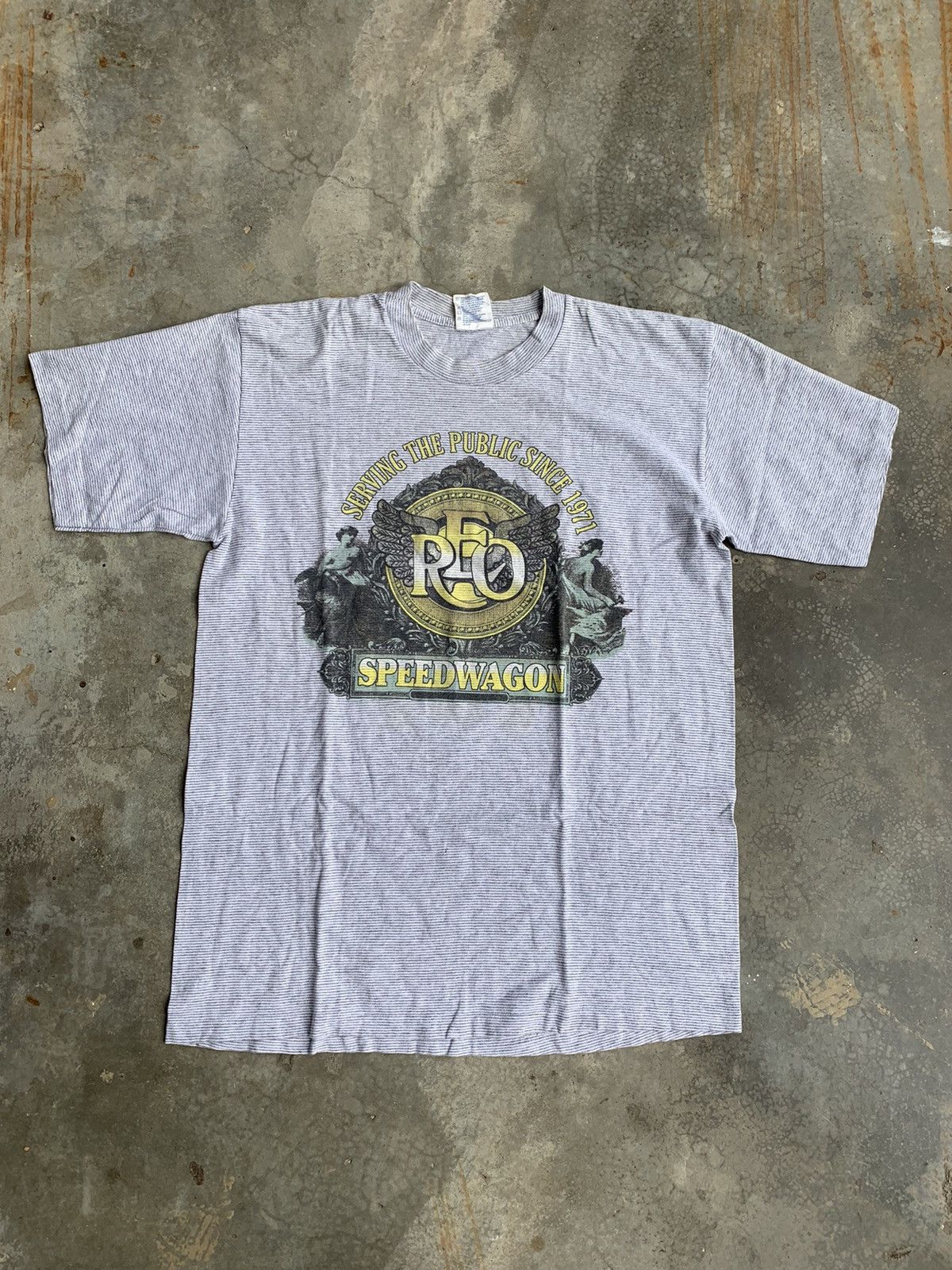 Vintage©1990 Reo Speedwagon Anniversary Single Stich Tshirt