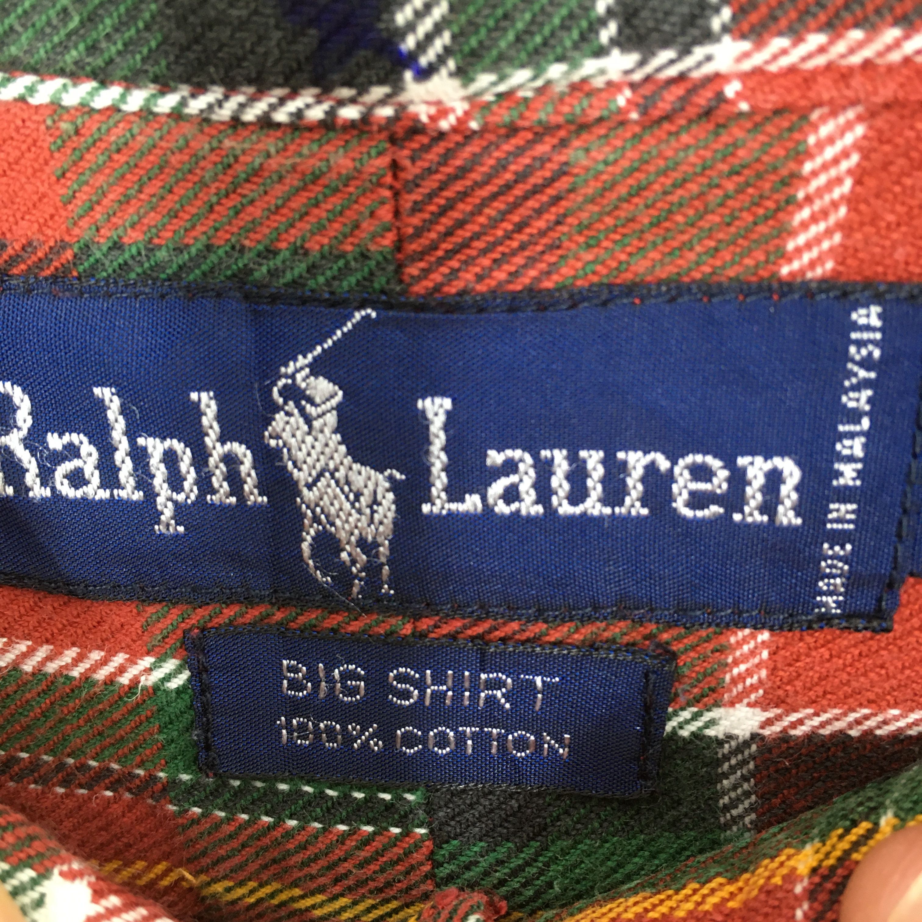 Flannel × Polo Ralph Lauren Vintage 90's Polo Ralph Lauren Checkered Flannel Shirt Large Size US L / EU 52-54 / 3 - 7 Thumbnail