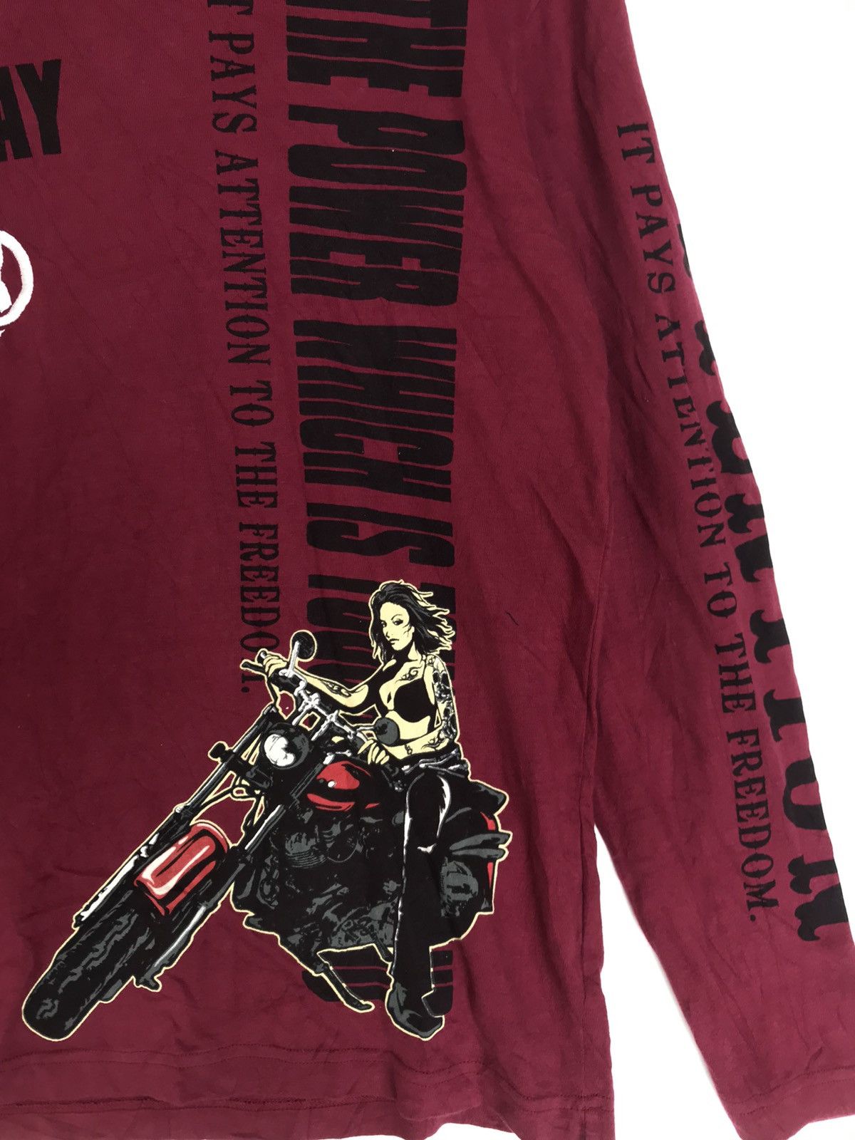 Japanese Brand Vintage bullet noise sexy girl long sleeve tshirt Size US S / EU 44-46 / 1 - 4 Thumbnail