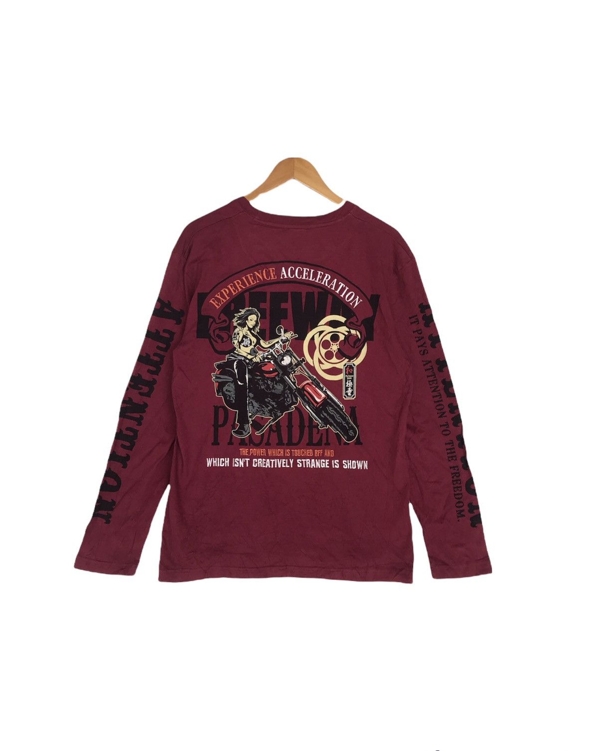 Japanese Brand Vintage bullet noise sexy girl long sleeve tshirt Size US S / EU 44-46 / 1 - 2 Thumbnail