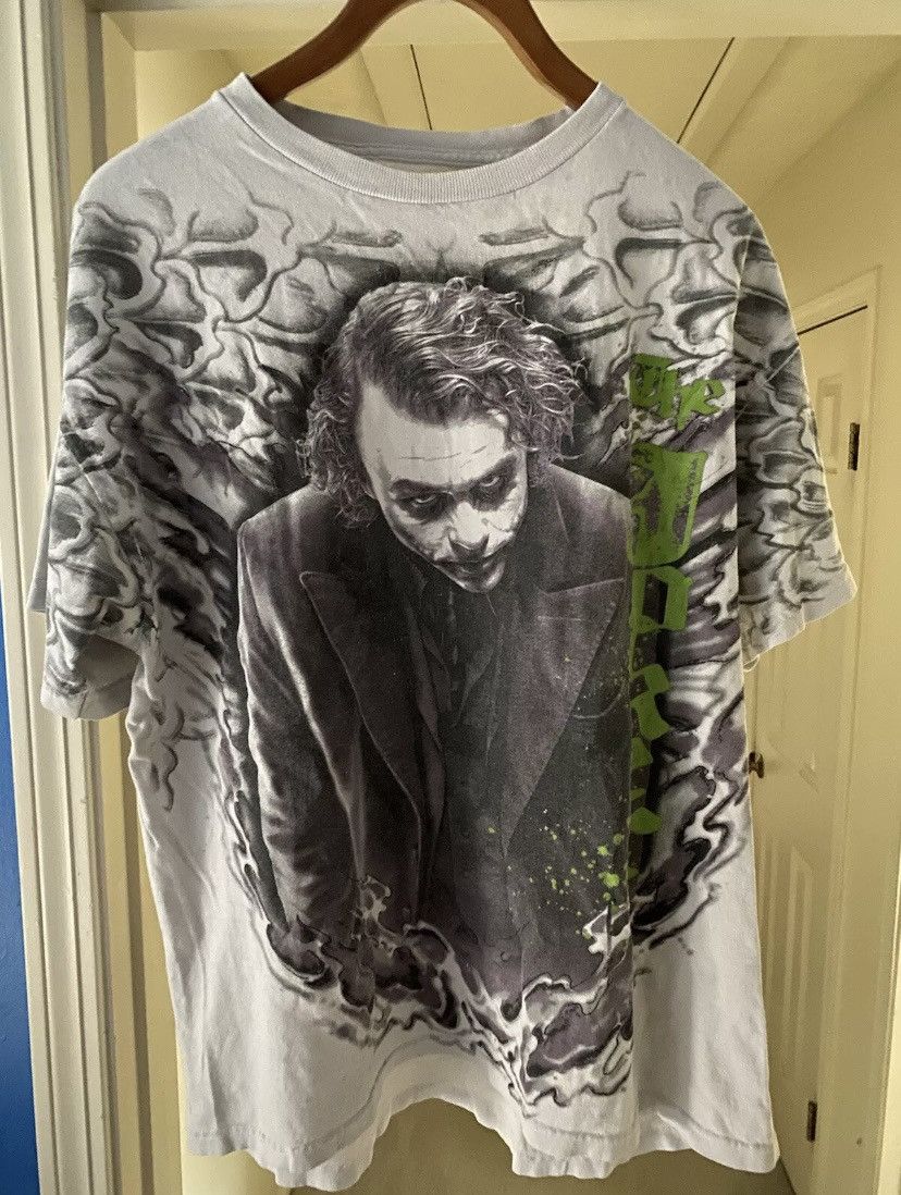 Vintage the joker dark knight film tshirt movie Batman ?