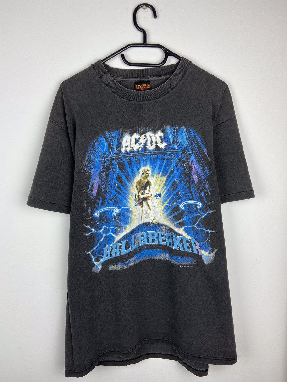 90s Vintage AC/DC Ball Breaker World Tour Graphic T Shirt