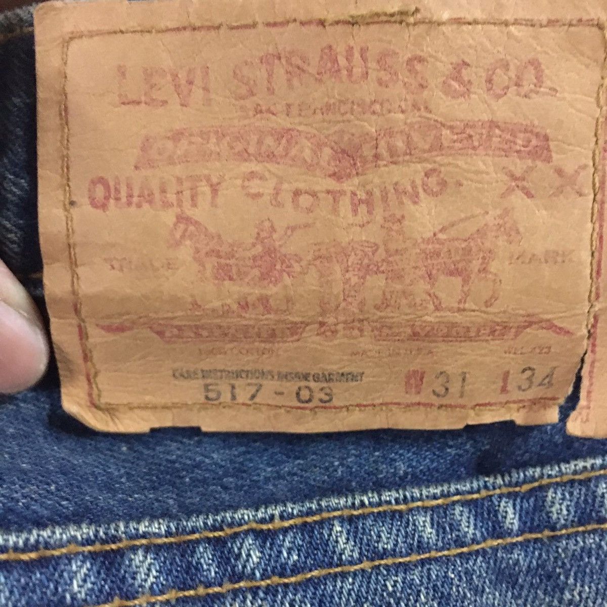 Levi's Vintage Levis Boot Cut Lot 517 Size US 31 - 12 Thumbnail