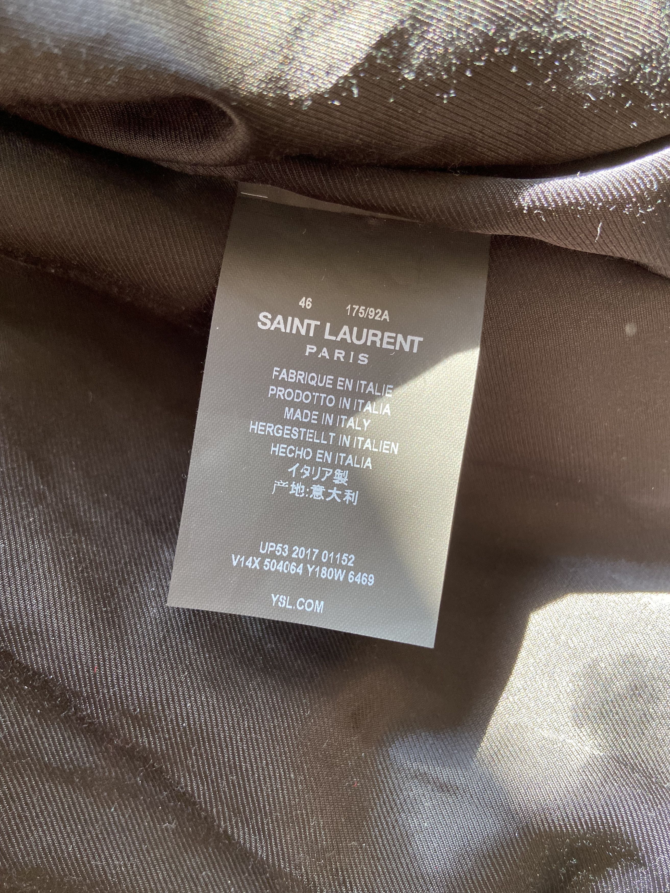 Saint Laurent Paris SS18 Saint Laurent Heaven Varsity Jacket Size US S / EU 44-46 / 1 - 14 Thumbnail