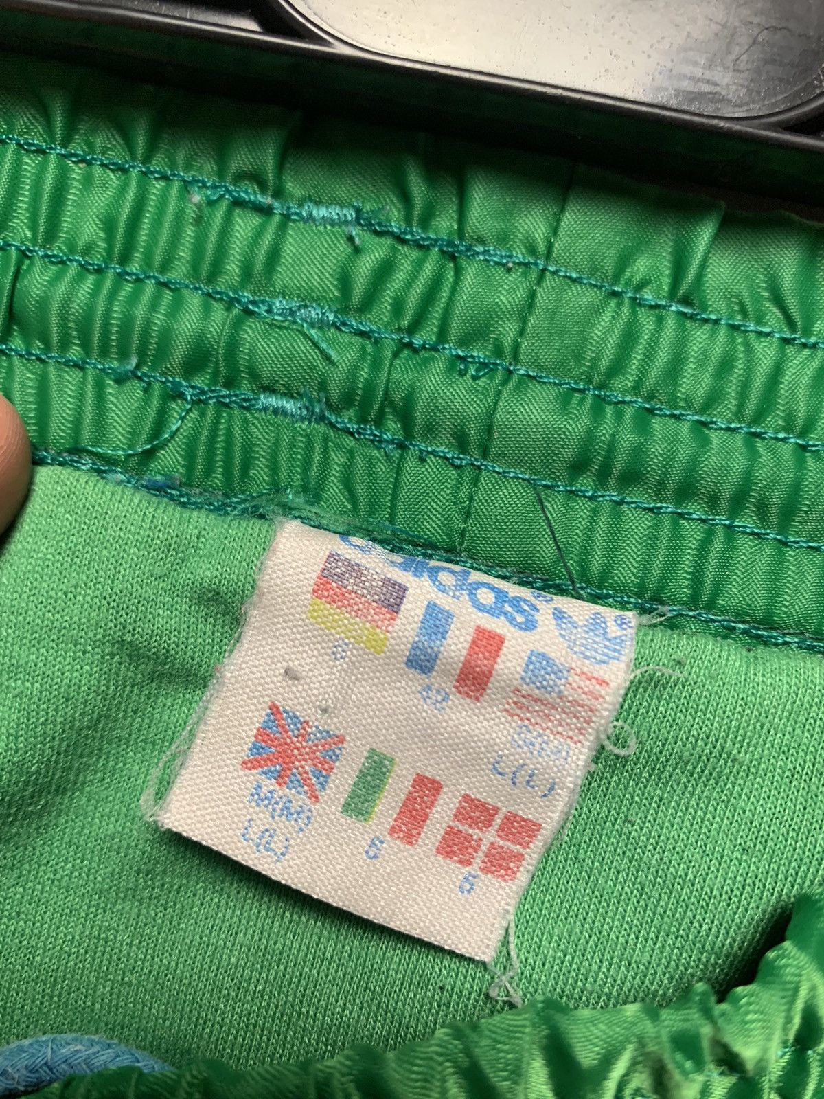 Adidas × Vintage Vintage adidas shorts green rare west German Size L Size US 34 / EU 50 - 3 Thumbnail