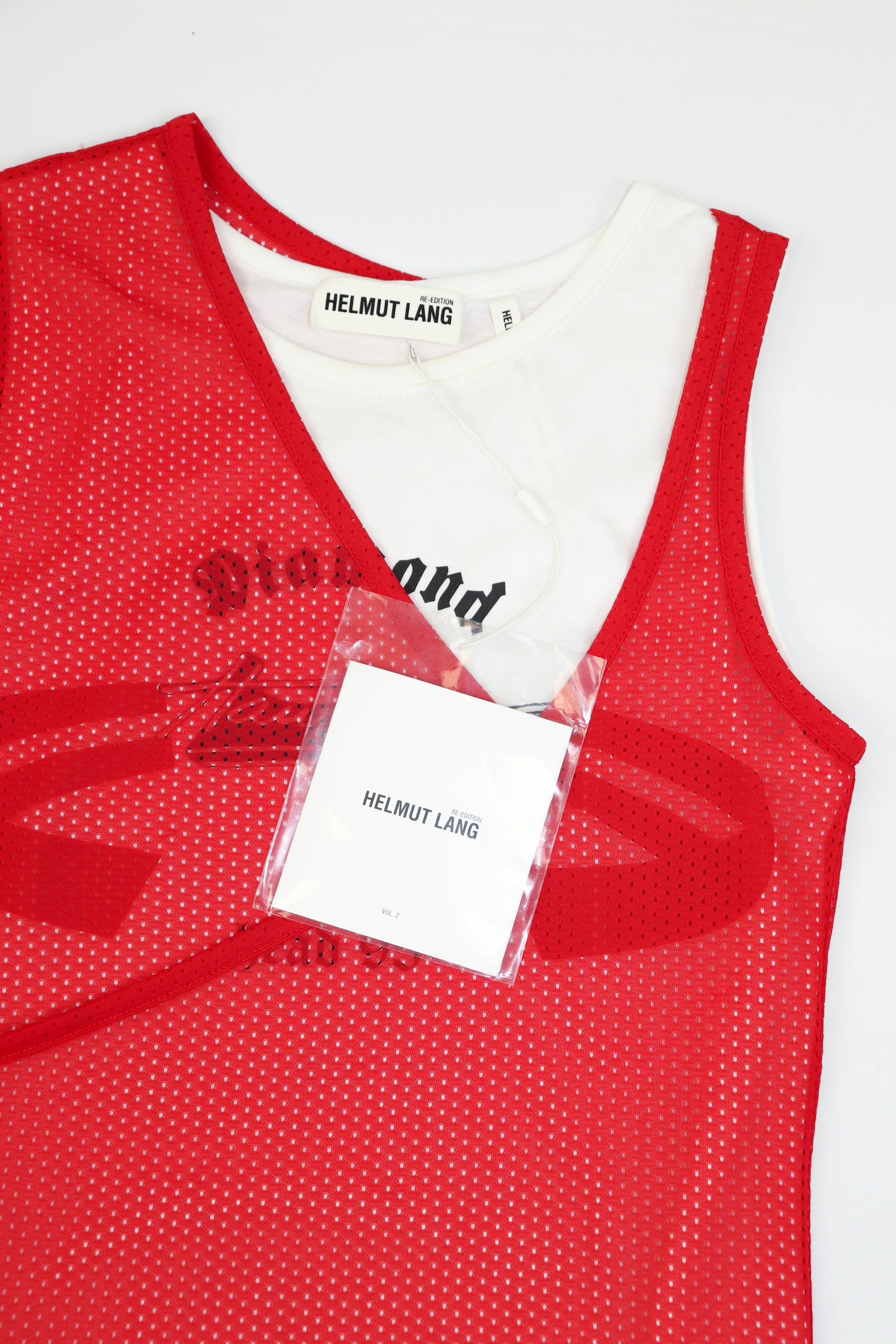 Helmut Lang Helmut Lang Re-Edi Fire Red Layered Diamond Head Shift Dress Size XS / US 0-2 / IT 36-38 - 14 Thumbnail