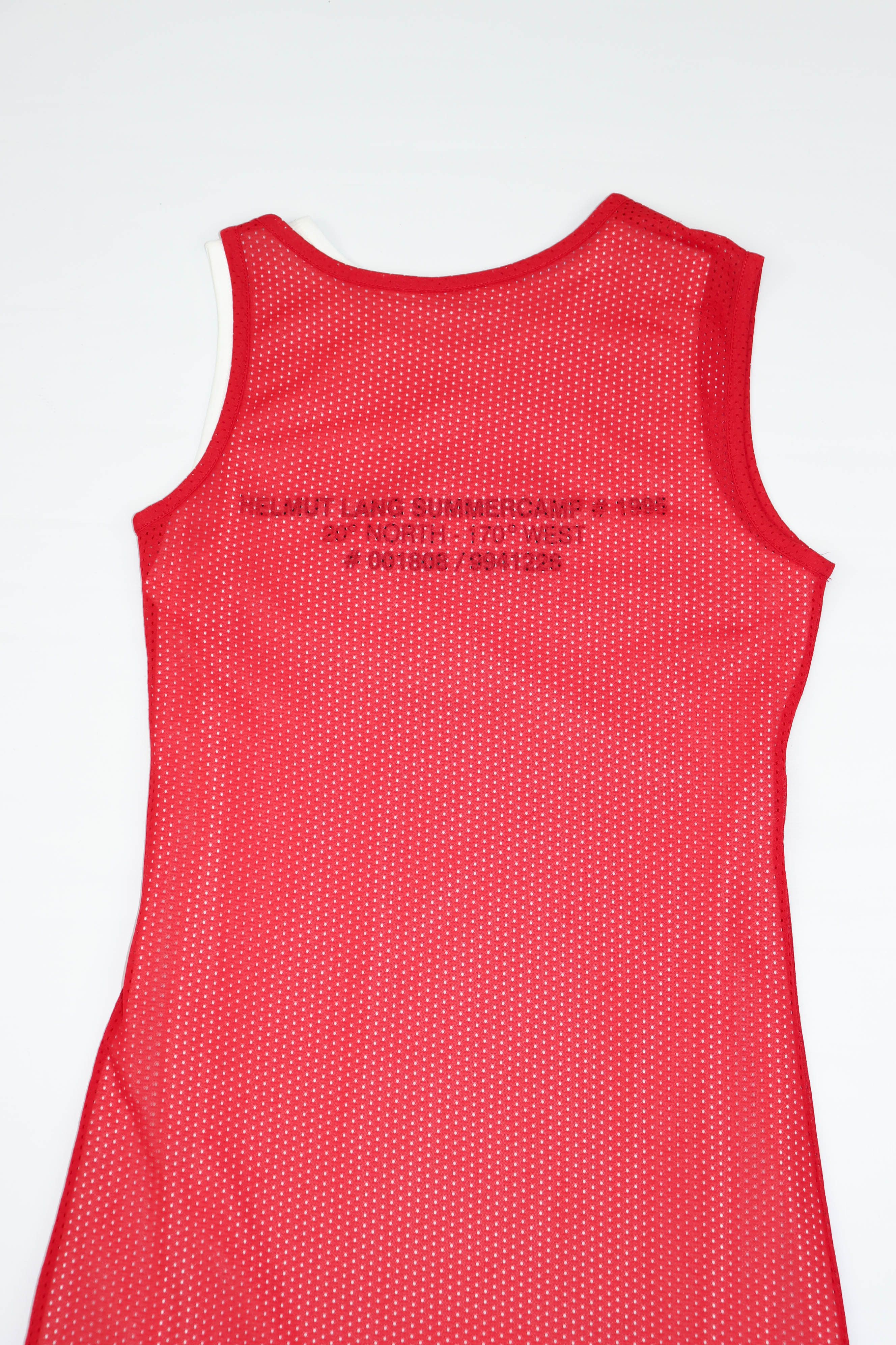 Helmut Lang Helmut Lang Re-Edi Fire Red Layered Diamond Head Shift Dress Size XS / US 0-2 / IT 36-38 - 12 Thumbnail