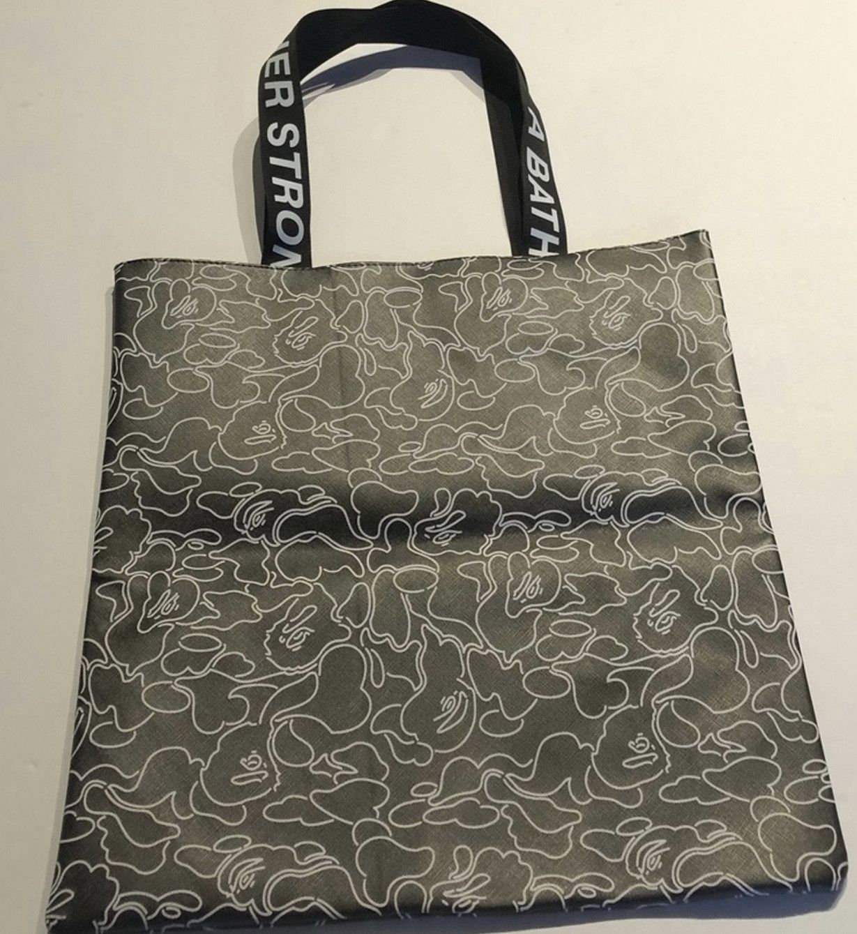 Pre-owned Bape Camo Tote Carry Bag