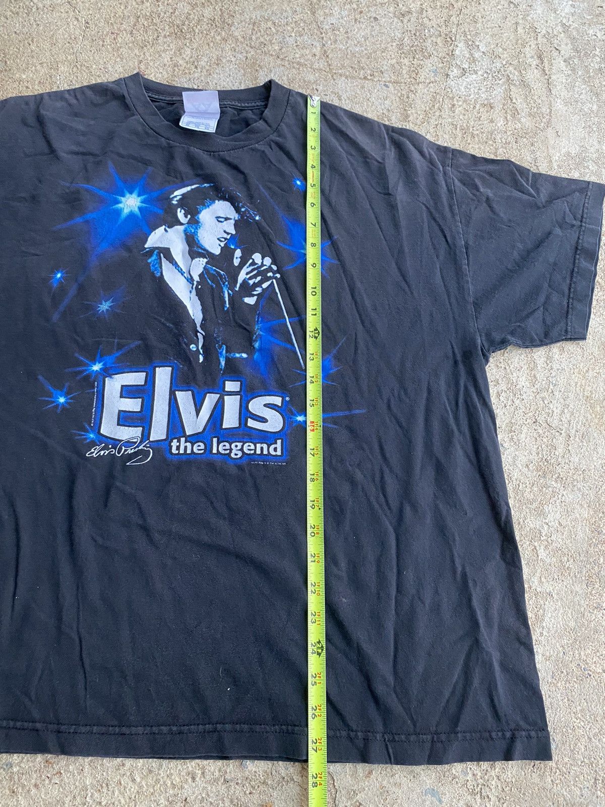 Band Tees × Vintage Vintage 90’s Elvis Presley Band Tee Faded Shirt Size US XL / EU 56 / 4 - 6 Thumbnail