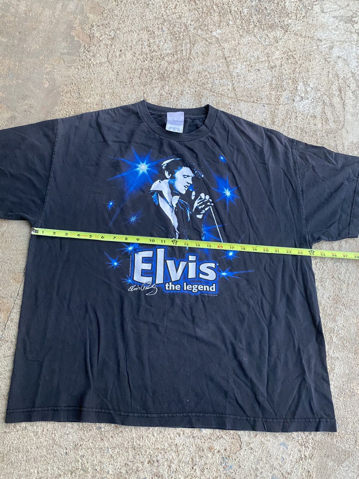 Band Tees × Vintage Vintage 90’s Elvis Presley Band Tee Faded Shirt Size US XL / EU 56 / 4 - 7 Thumbnail