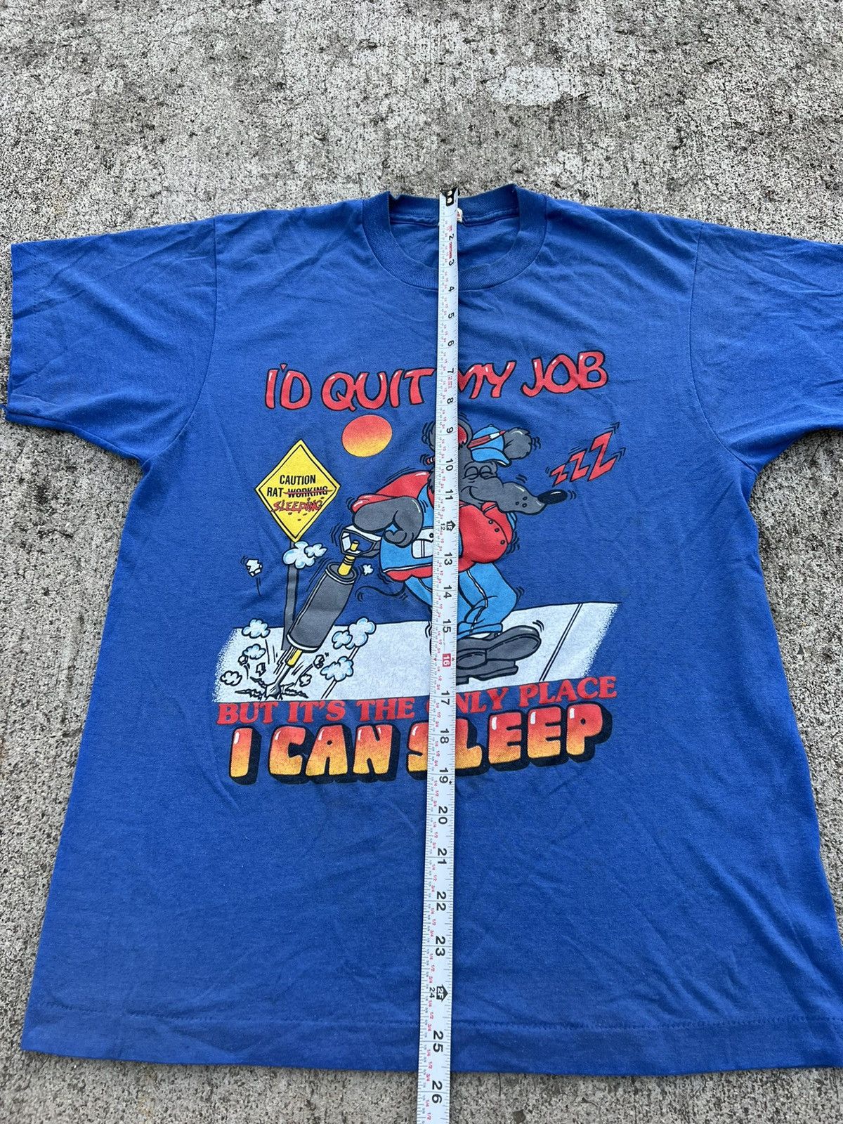Vintage Vintage 90’s Screen Stars I’d Quit My Job Comedy Shirt Size US S / EU 44-46 / 1 - 9 Thumbnail