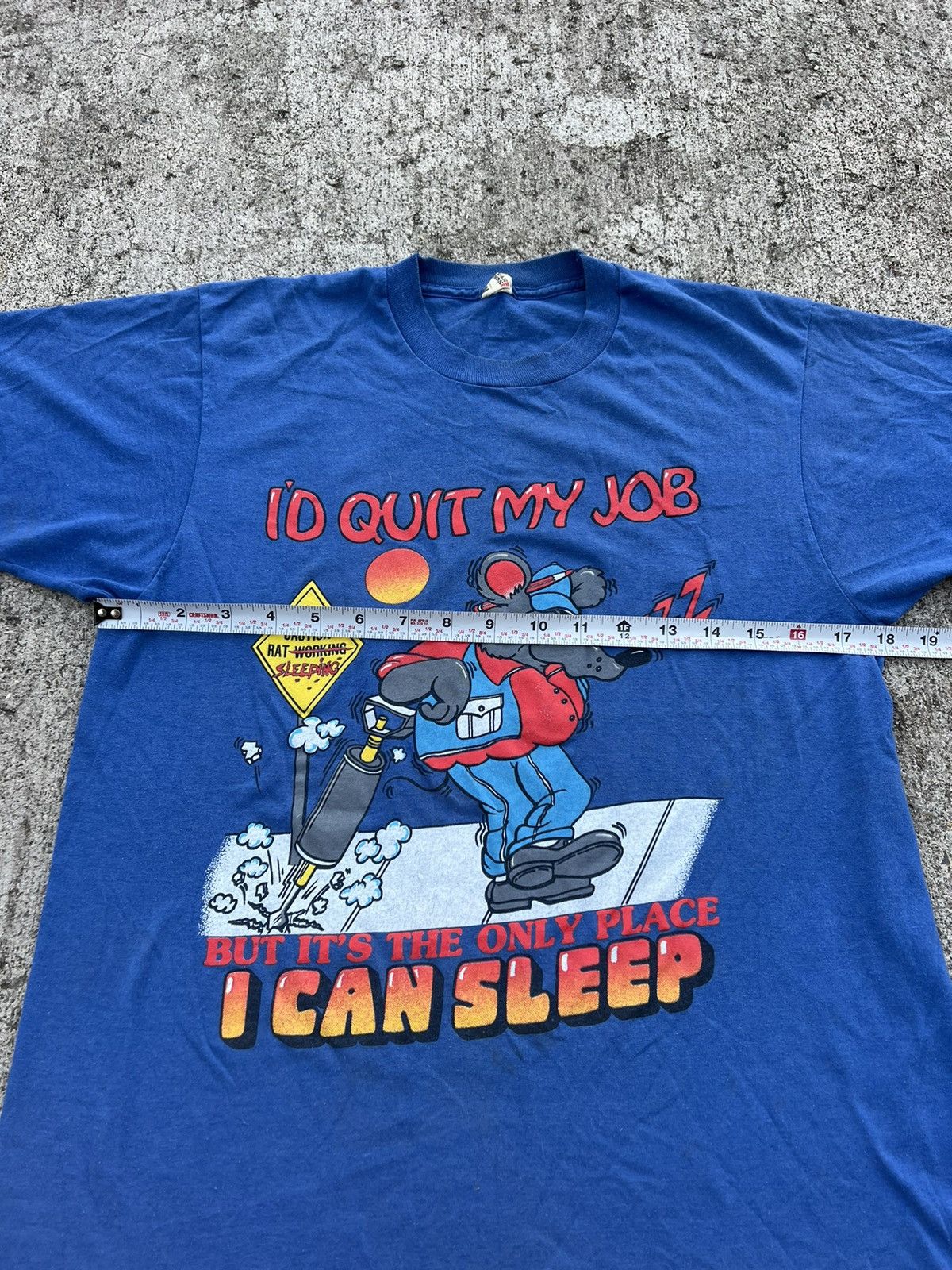 Vintage Vintage 90’s Screen Stars I’d Quit My Job Comedy Shirt Size US S / EU 44-46 / 1 - 10 Thumbnail