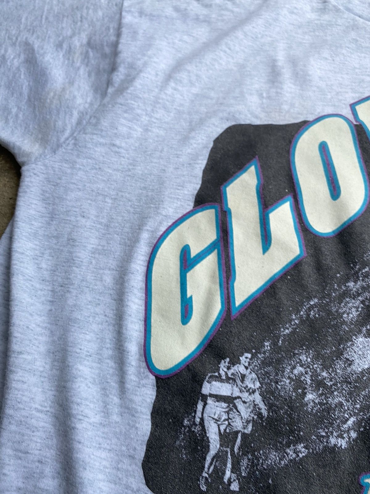 Vintage Vintage 90’s Jesus Tee Glow In The Dark Kanye Shirt Stained Size US XL / EU 56 / 4 - 7 Thumbnail
