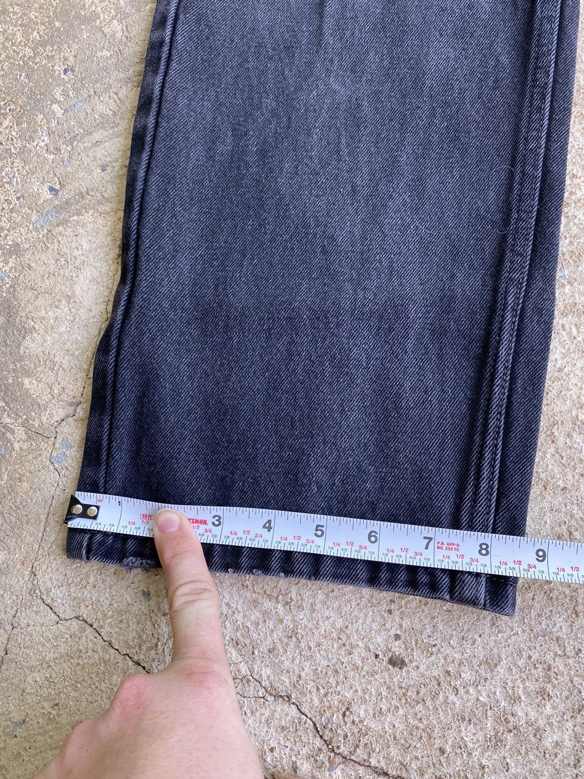 Levi's × Vintage Vintage Y2K Levi’s 505 Black Faded Jeans Size US 38 / EU 54 - 10 Thumbnail