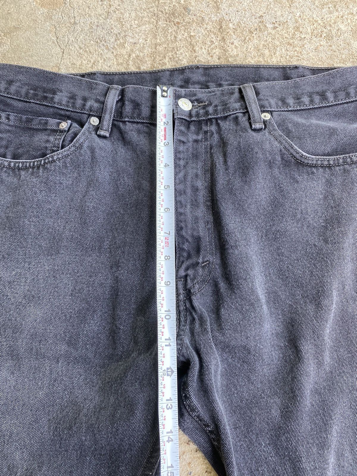 Levi's × Vintage Vintage Y2K Levi’s 505 Black Faded Jeans Size US 38 / EU 54 - 9 Thumbnail