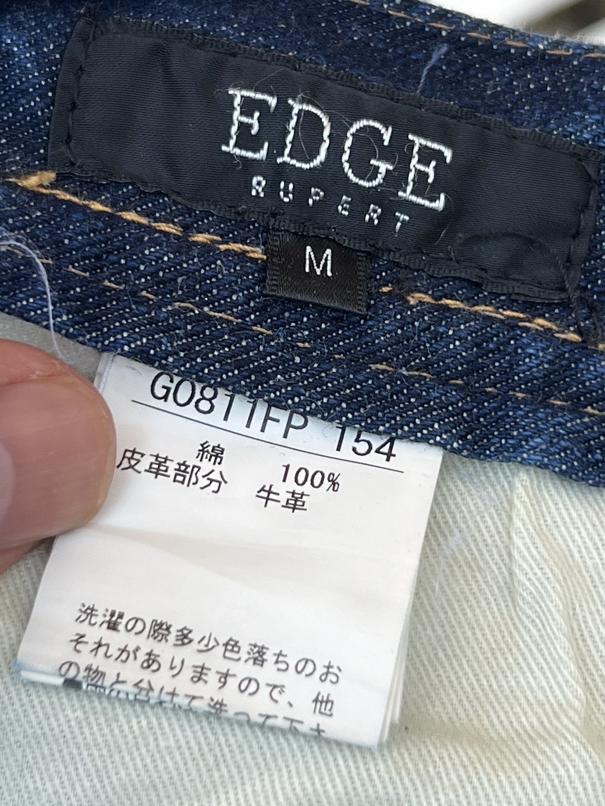 Japanese Brand × Vintage Vintage Multi Pocket Jeans design by Edge Rupert Size US 32 / EU 48 - 12 Thumbnail