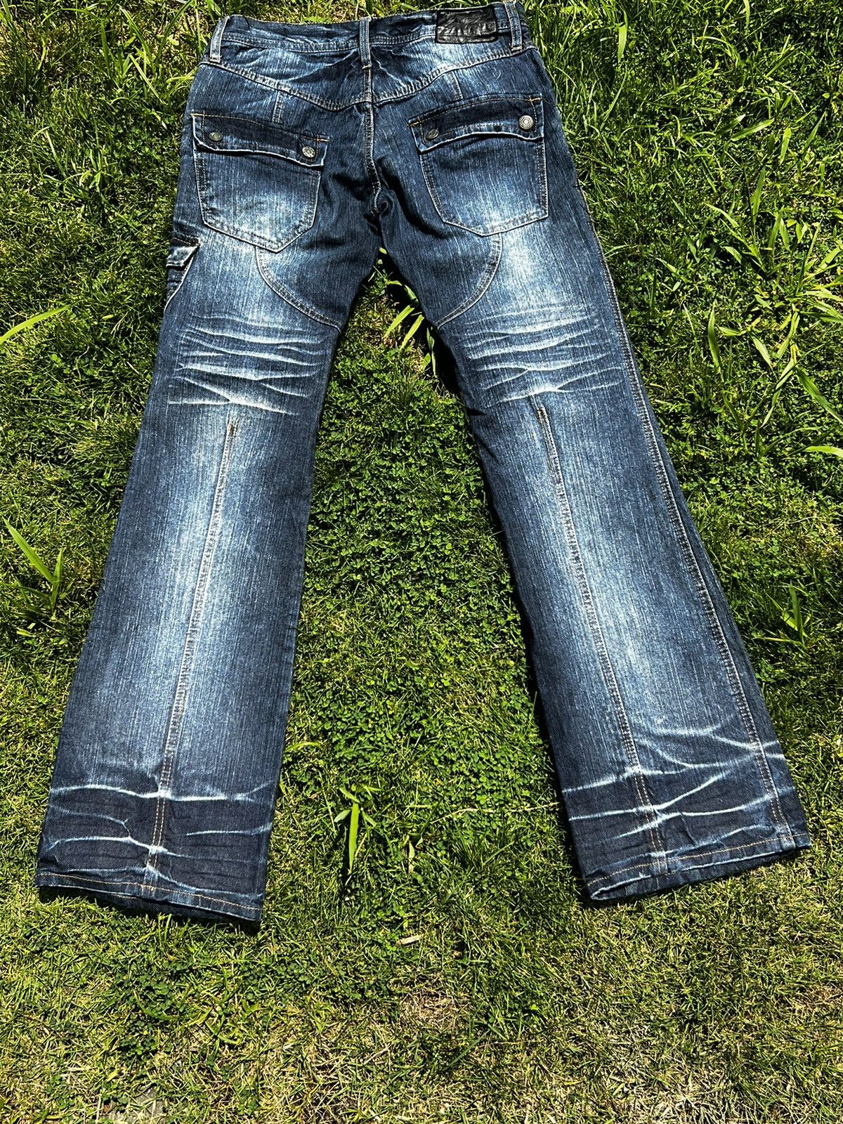 Japanese Brand × Vintage Vintage Multi Pocket Jeans design by Edge Rupert Size US 32 / EU 48 - 2 Thumbnail
