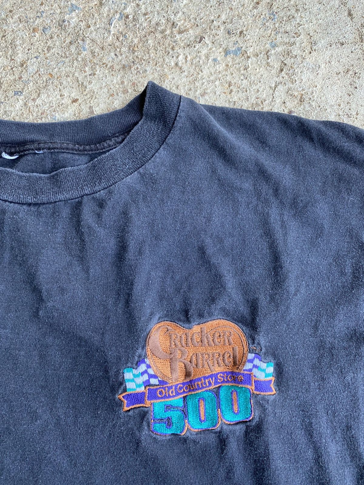 NASCAR × Vintage Vintage 90’s Cracker Barrel NASCAR Racing Faded Shirt Size US XL / EU 56 / 4 - 3 Thumbnail