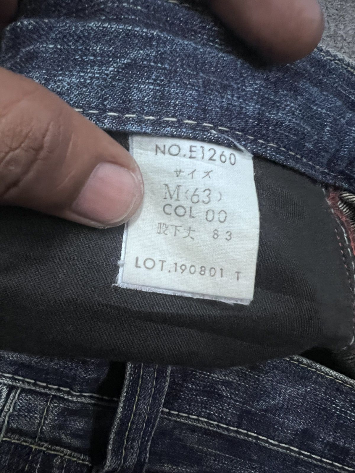 Japanese Brand FLARED💥ET BOTTE DISTRESSED DENIM PANT MADE IN JAPAN Size US 30 / EU 46 - 8 Thumbnail