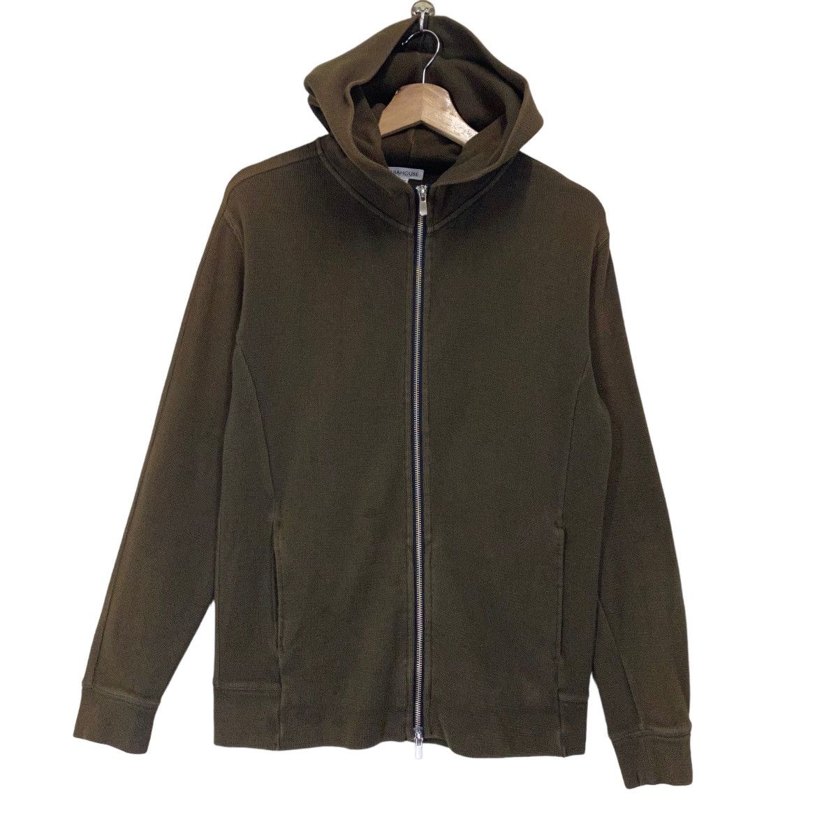 Vintage Vintage 90’s Abah House Zipper Plain Hoodie Size S Size US S / EU 44-46 / 1 - 1 Thumbnail