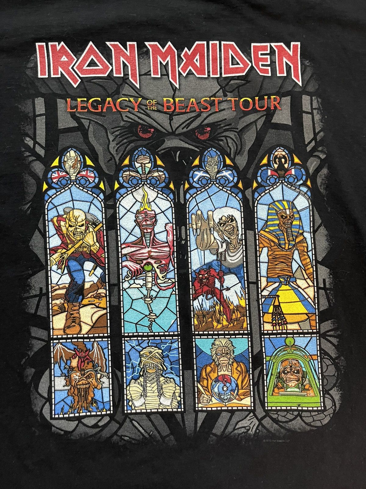 Band Tees × Iron Maiden Iron Maiden official band tour t-shirt Size US XL / EU 56 / 4 - 2 Thumbnail