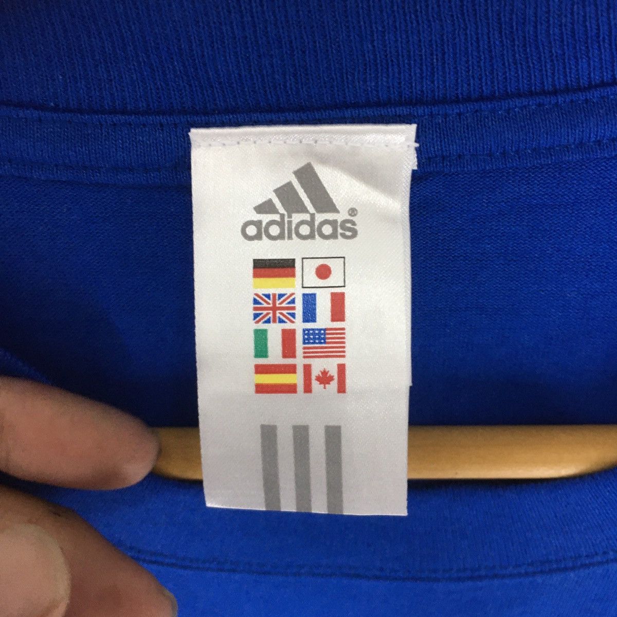 Adidas × Vintage Vintage rare Adidas yokohama marinos tees Size US L / EU 52-54 / 3 - 7 Thumbnail