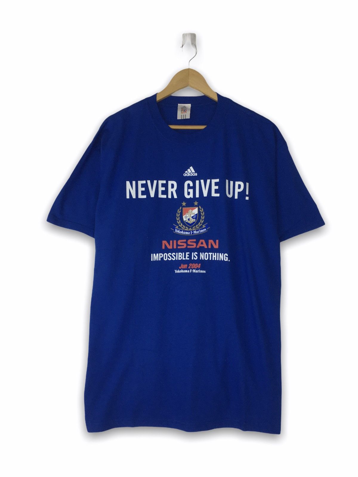 Adidas × Vintage Vintage rare Adidas yokohama marinos tees Size US L / EU 52-54 / 3 - 1 Thumbnail