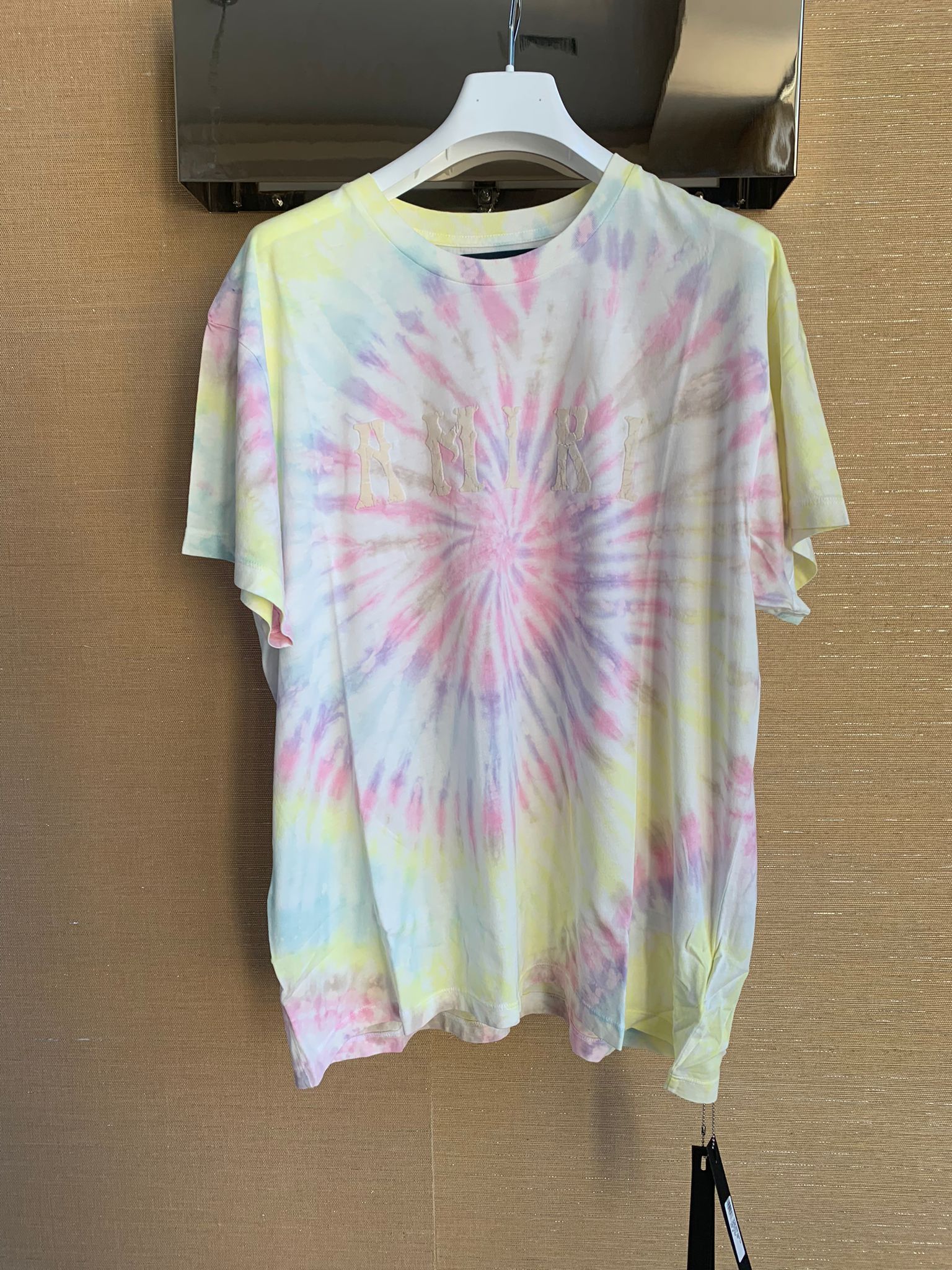 image of Tie Dye Amiri Hippie Tee, Men's (Size Small)