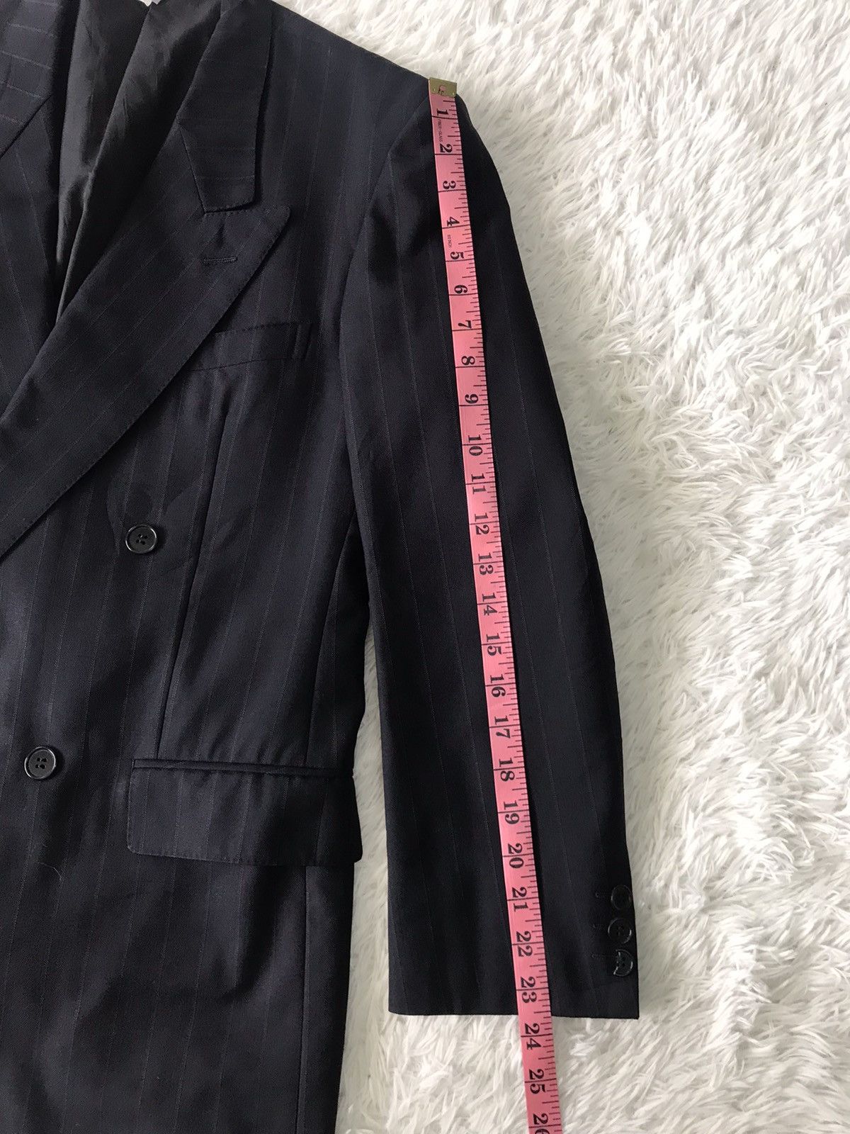 Yves Saint Laurent Vtg YSL Yves Saint Laurent Double Breast Jacket Coat Size US M / EU 48-50 / 2 - 19 Thumbnail