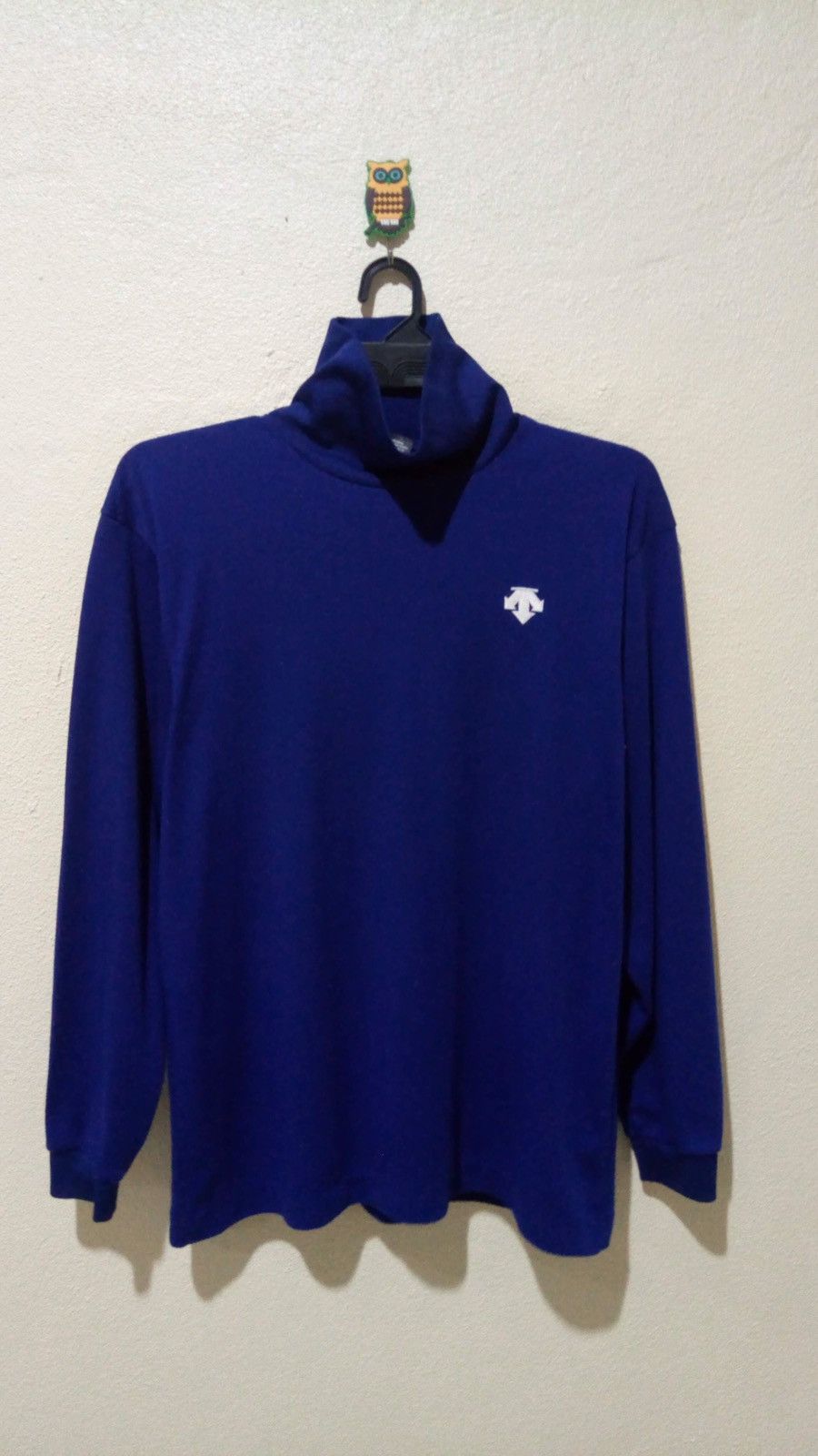 Descente Long Sleeve T-Shirt Big Logo size L