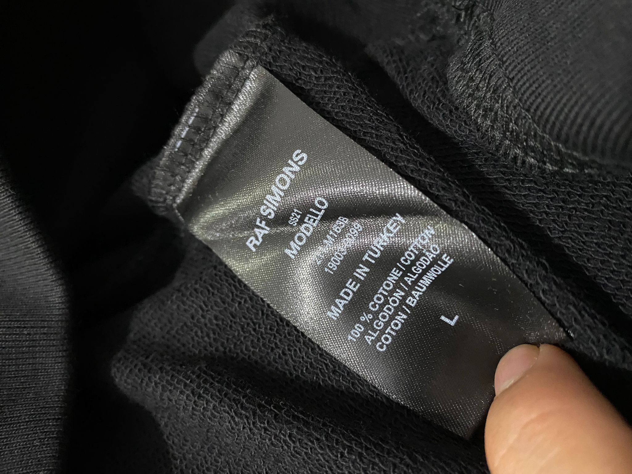 Raf Simons Slogan Patches Hoodie Size US L / EU 52-54 / 3 - 9 Thumbnail