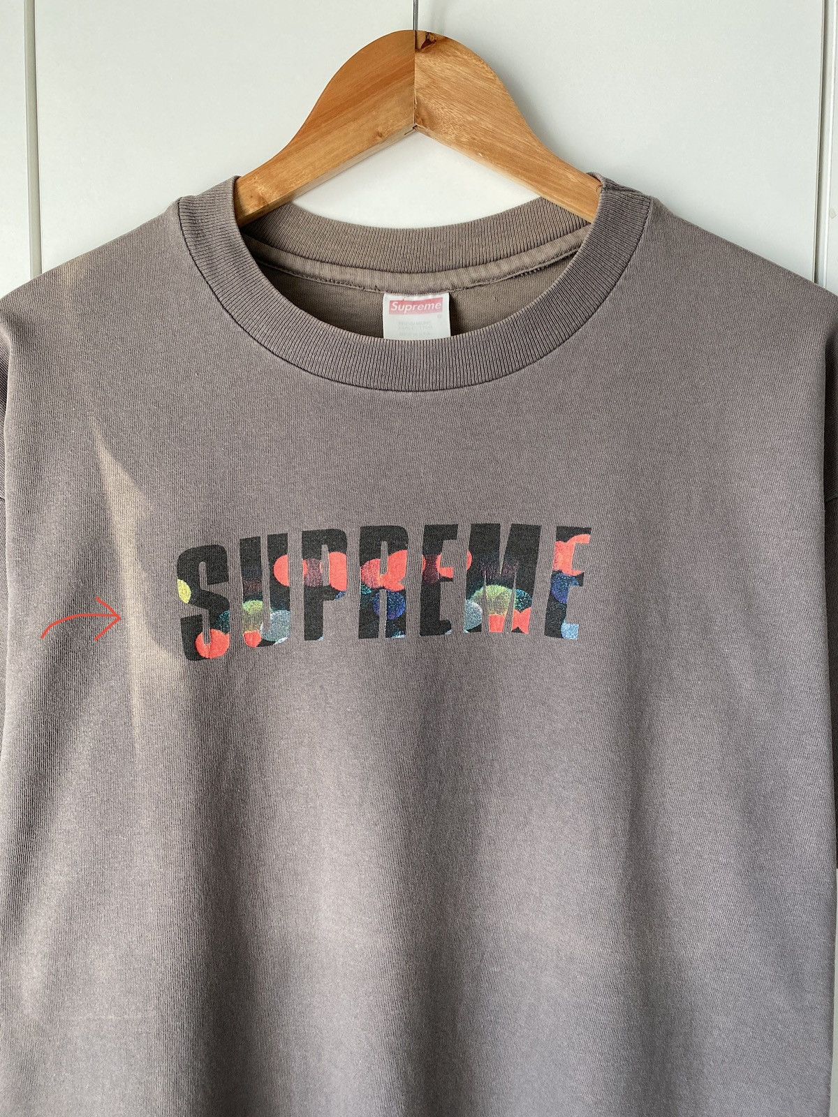 Supreme Vintage 1999 Supreme Dots Tshirt Size US L / EU 52-54 / 3 - 3 Thumbnail