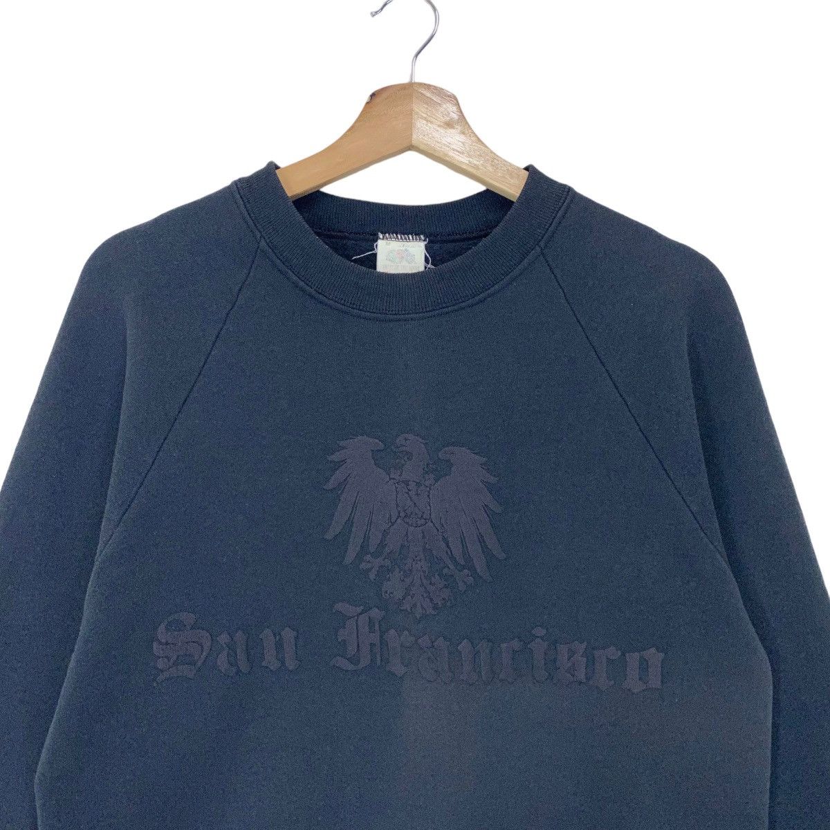NFL × Vintage Vintage 90s San Francisco Big Logo Crewneck Sweathirt Size M Size US M / EU 48-50 / 2 - 4 Thumbnail