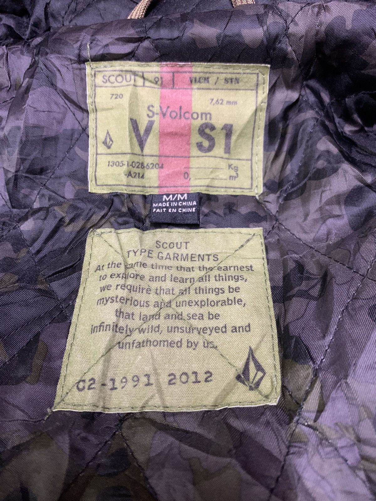 Volcom Volcom scout type garments v s1 Size US M / EU 48-50 / 2 - 18 Thumbnail