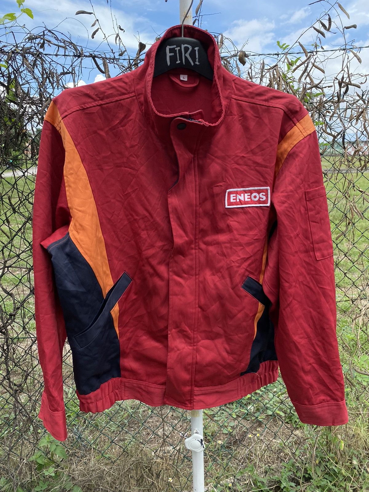 Japanese Brand VINTAGE ENEOS WORK JACKET Size US L / EU 52-54 / 3 - 1 Thumbnail
