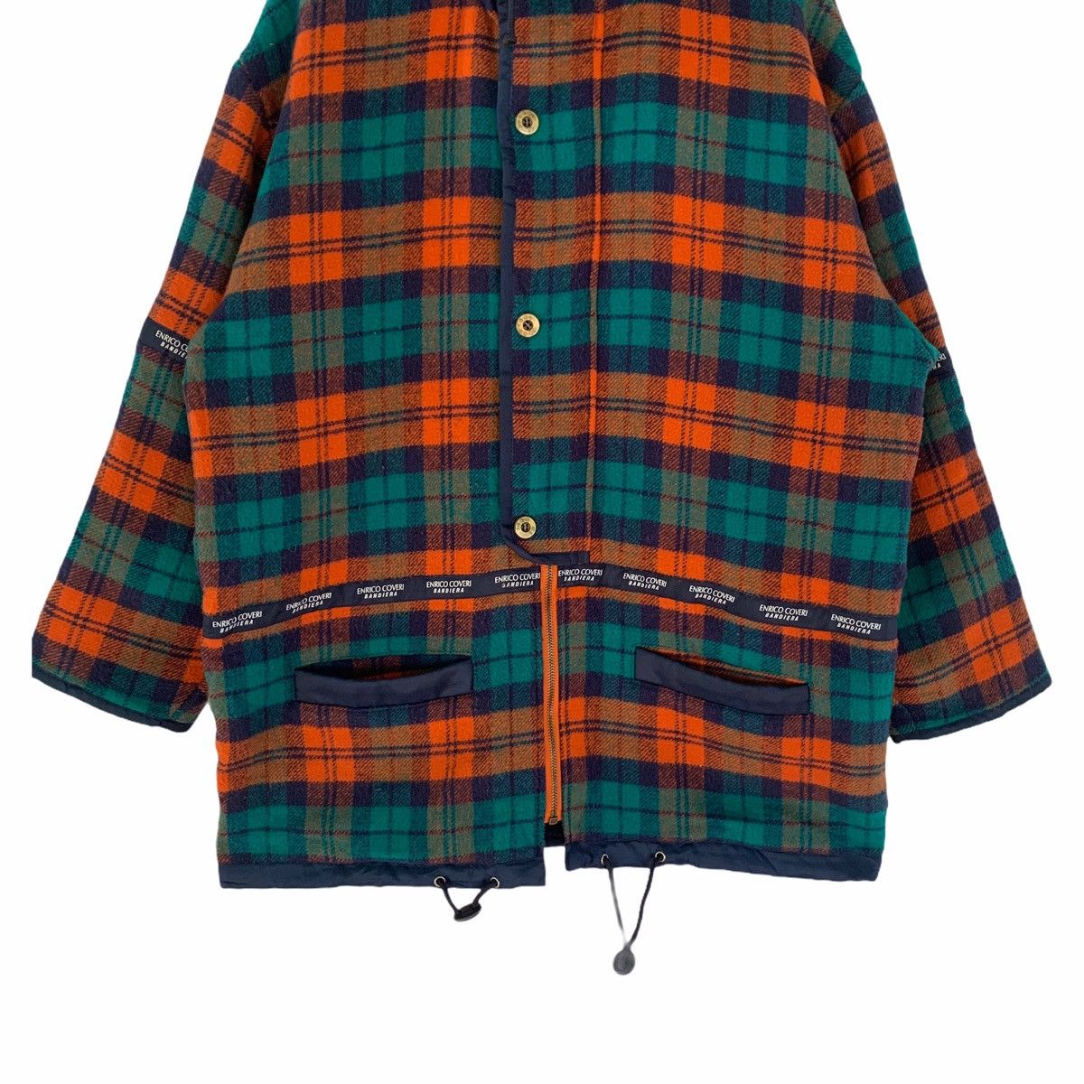 Enrico Coveri × Vintage Vintage Enrico Coveri Bandiera Hoodie Jacket Size US M / EU 48-50 / 2 - 10 Thumbnail