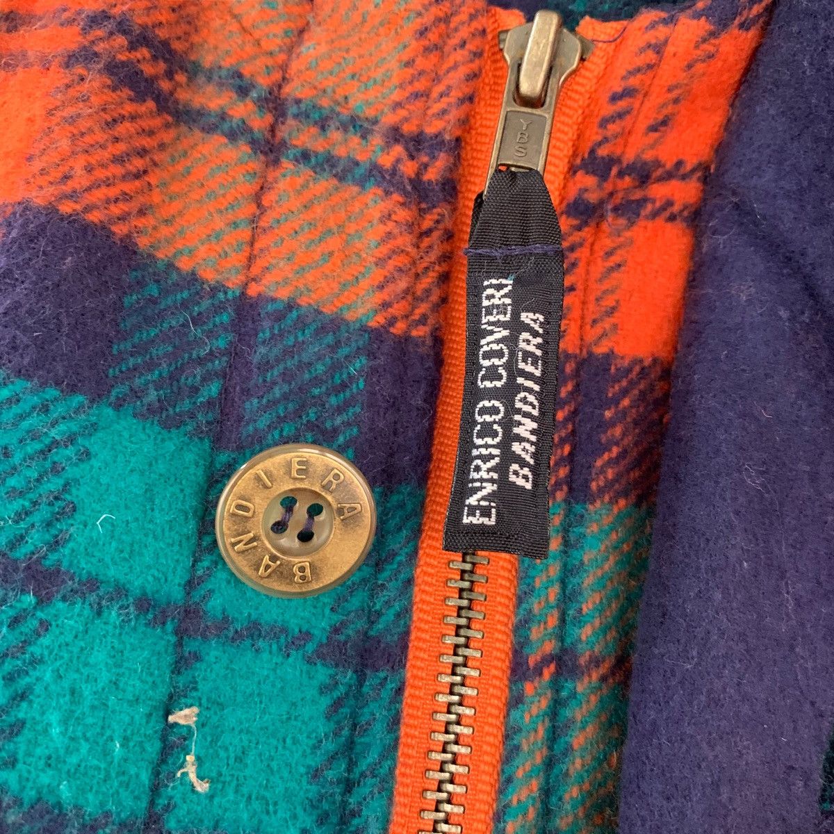 Enrico Coveri × Vintage Vintage Enrico Coveri Bandiera Hoodie Jacket Size US M / EU 48-50 / 2 - 14 Thumbnail