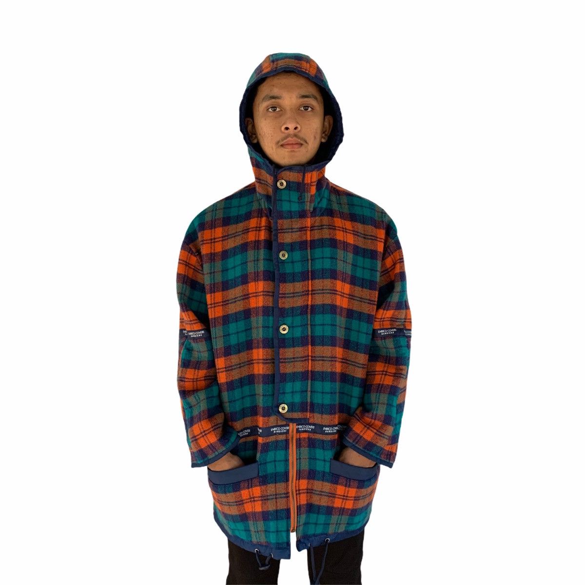 Enrico Coveri × Vintage Vintage Enrico Coveri Bandiera Hoodie Jacket Size US M / EU 48-50 / 2 - 4 Thumbnail