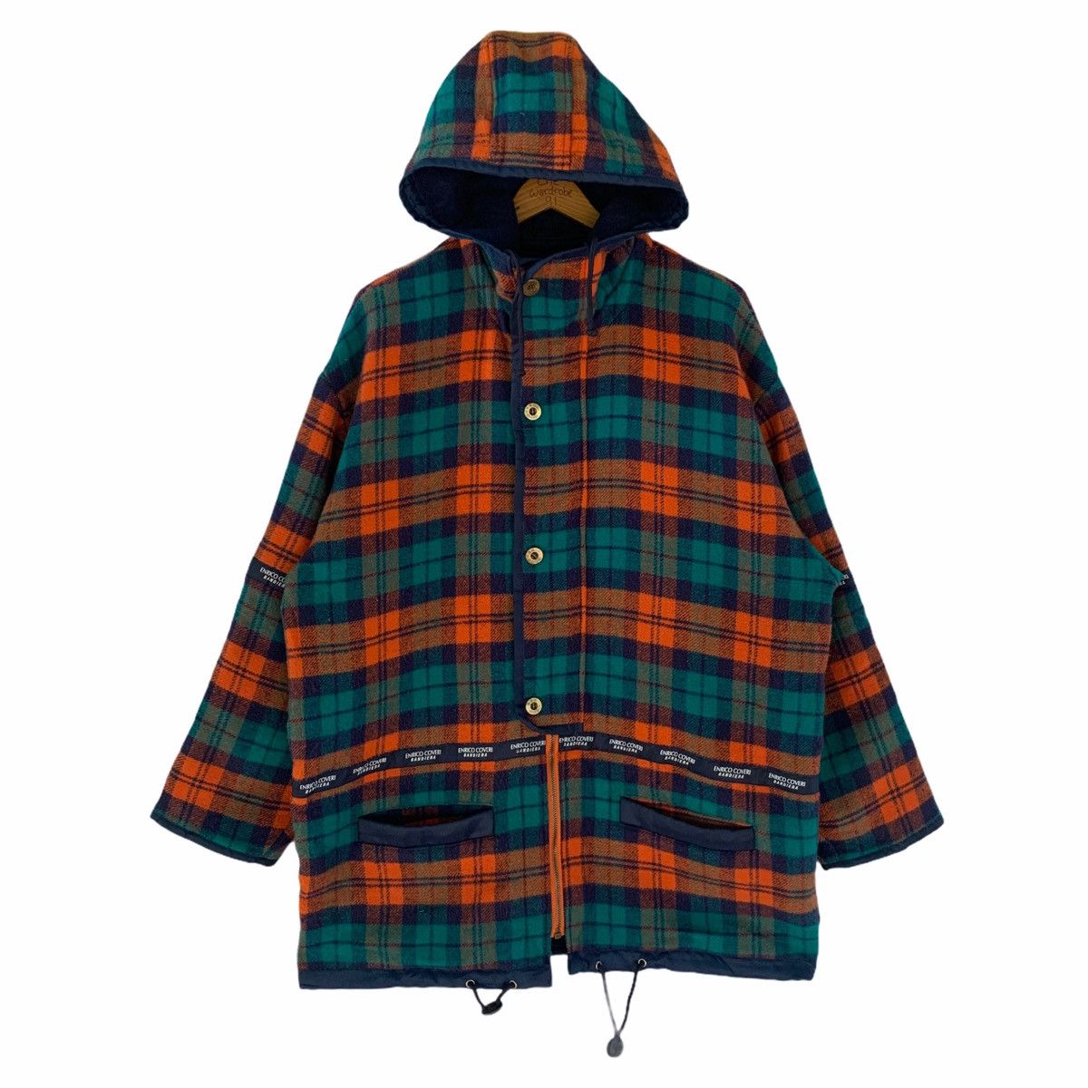 Enrico Coveri × Vintage Vintage Enrico Coveri Bandiera Hoodie Jacket Size US M / EU 48-50 / 2 - 1 Thumbnail