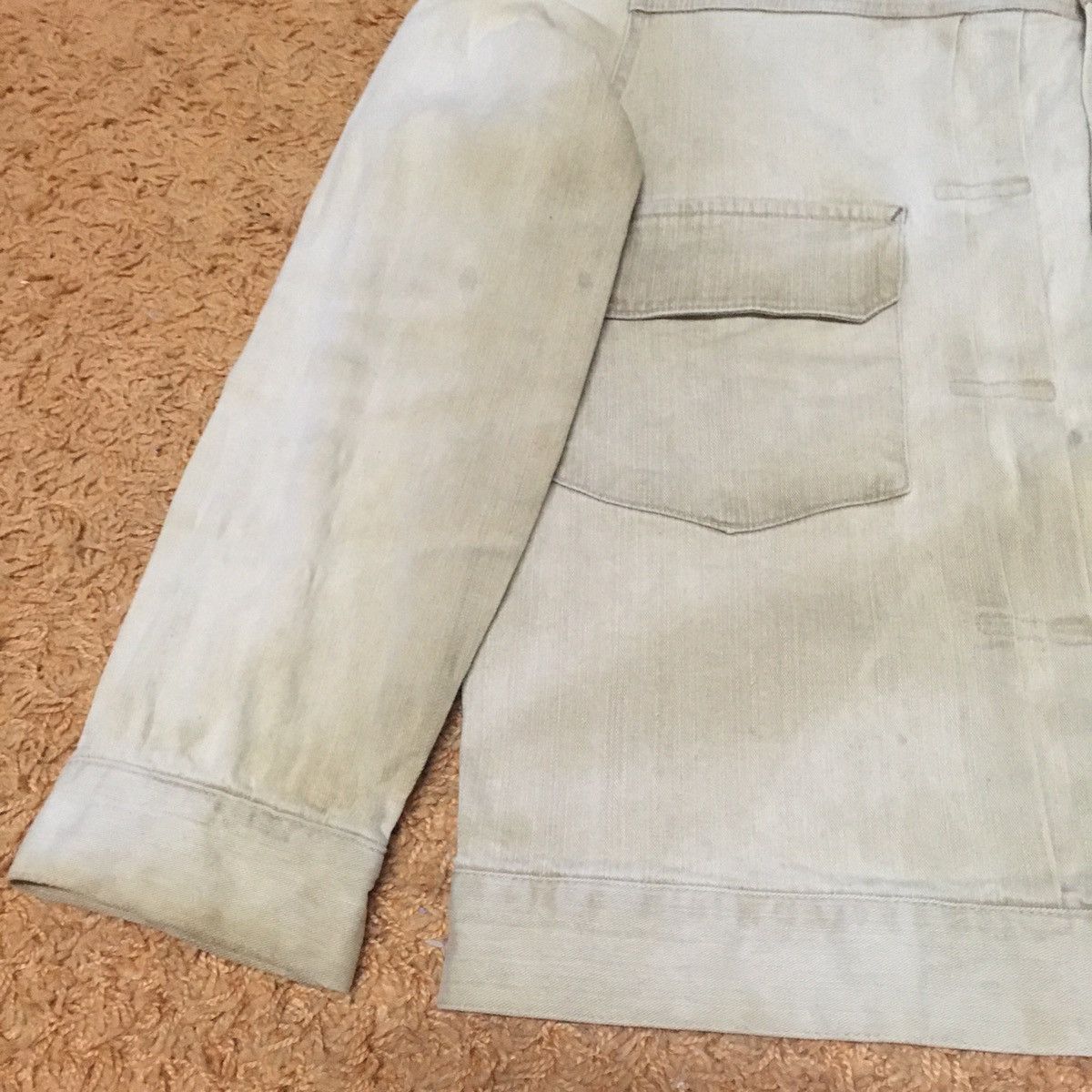 Kansai Yamamoto Kansai Yamamoto Jeans distressed Denim jacket Size US XL / EU 56 / 4 - 8 Thumbnail